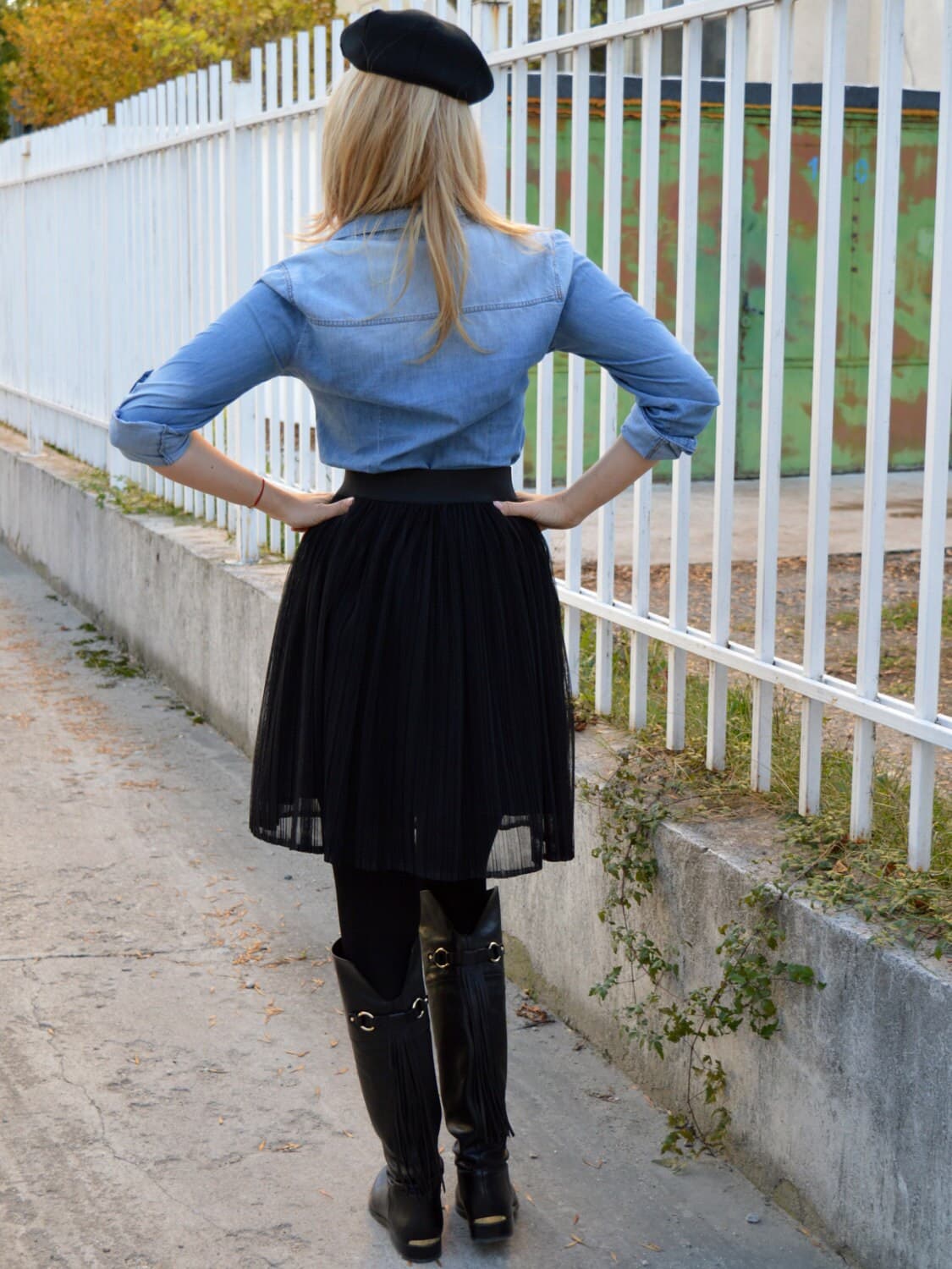 Black Oversized Elegant Skirt, Pleated Maxi Skirt, Plus Size Casual Skirt, Maternity Wear, Loose Fitted Skirt, New collection by eMODNO - image 5