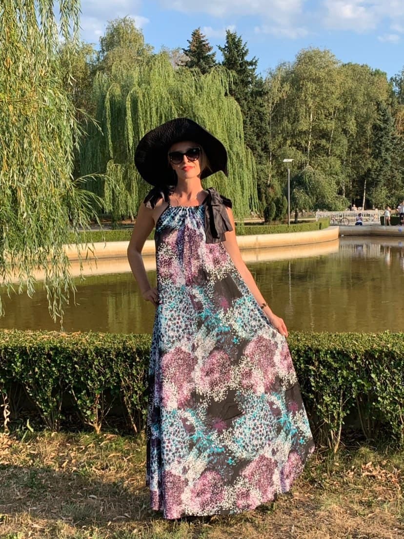 Elegant Maxi Dress, Oversize Satin Dress, Party Dress, Maternity Wear, Satin Long Dress, Multicoloured Dress, One Size Dress