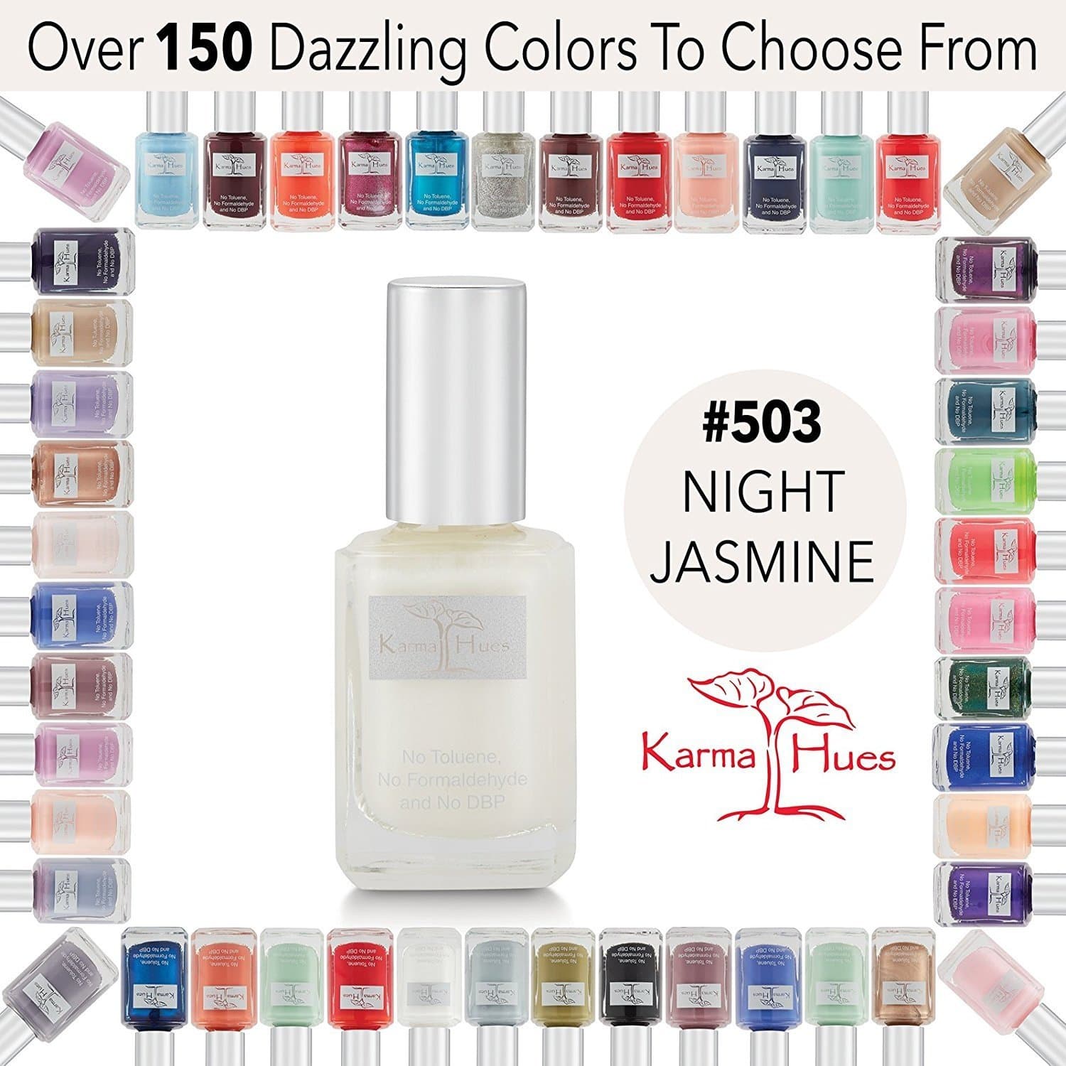 Karma Organic Non-Allergenic Nail Polish (NIGHT JASMINE) - image 3