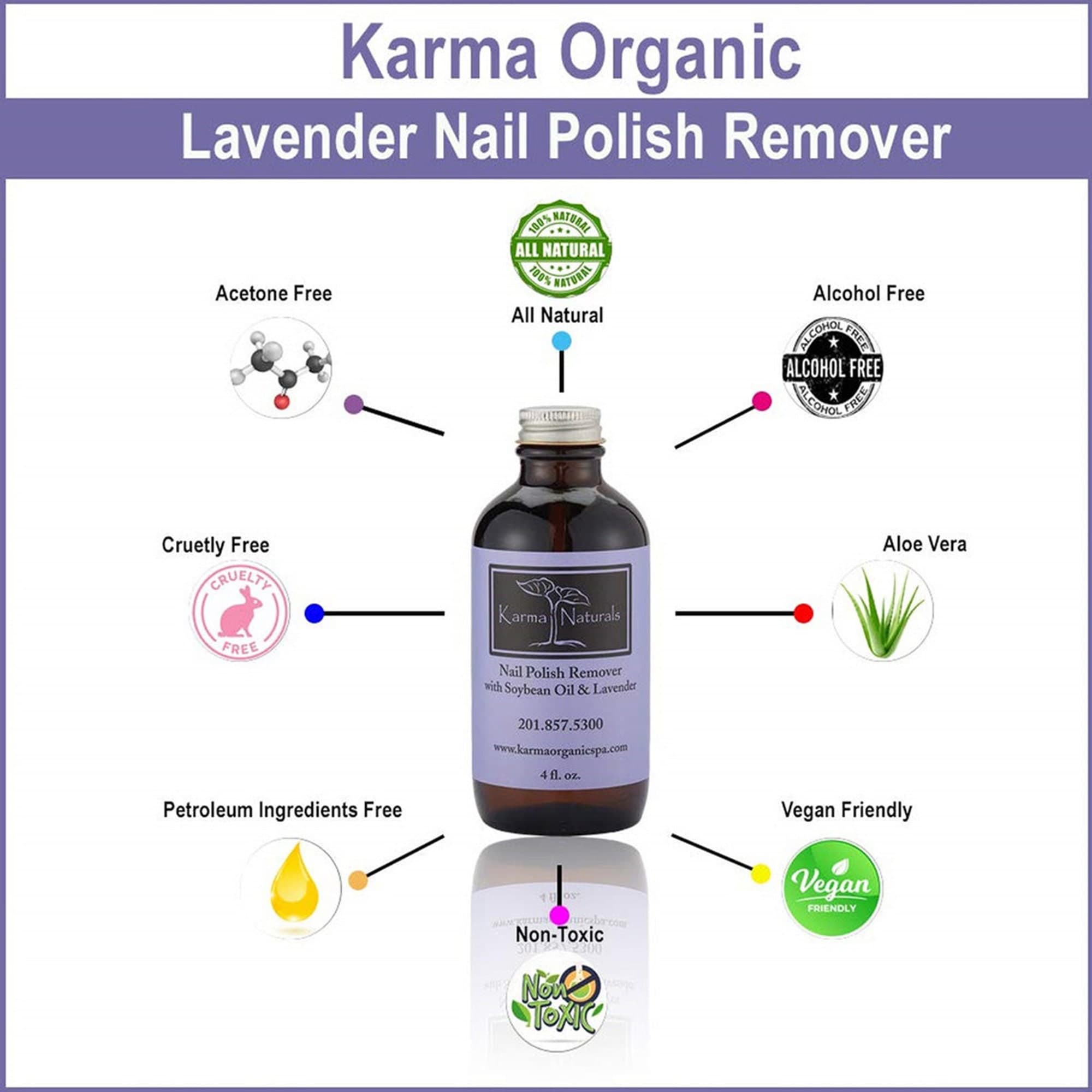 Soy Lavender Nail Polish Remover – Acetone-Free, Vegan & Halal - image 5