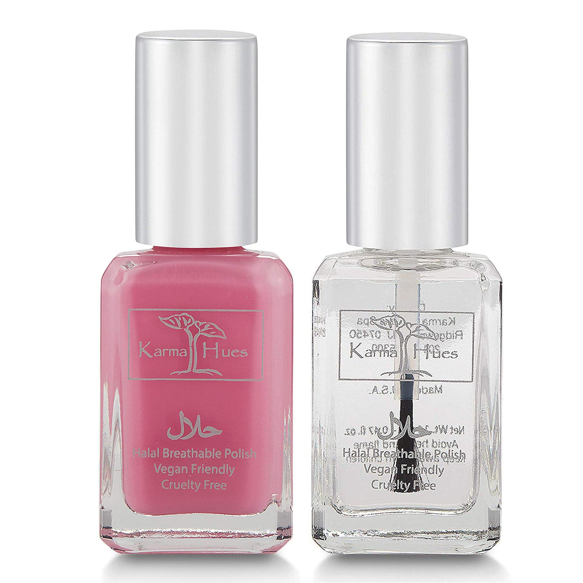 Halal Nail Polish & Breathable Top Coat - Vegan, Cruelty-Free