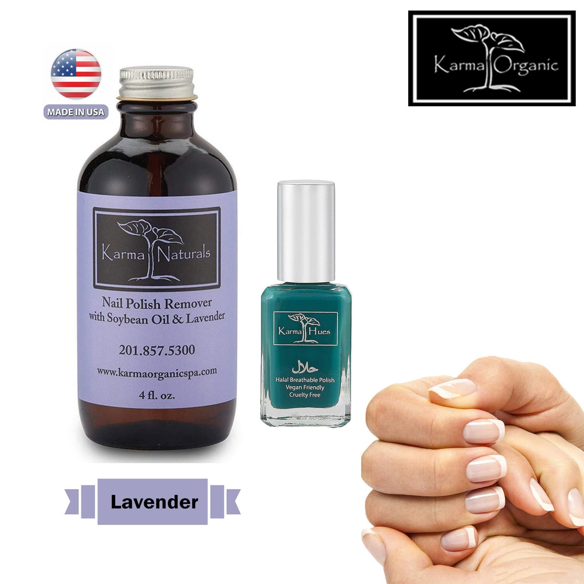Lavender Soybean Nail Polish Remover – Acetone Free, Vegan & Halal