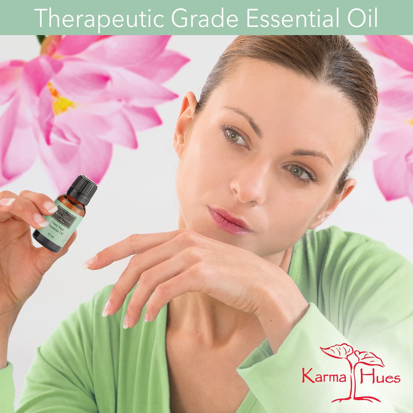Karma organic Clary sage Essential Oil 100% Pure and Natural Therapeutic Grade- Good for Aromatherapy (15 Ml) - image 4