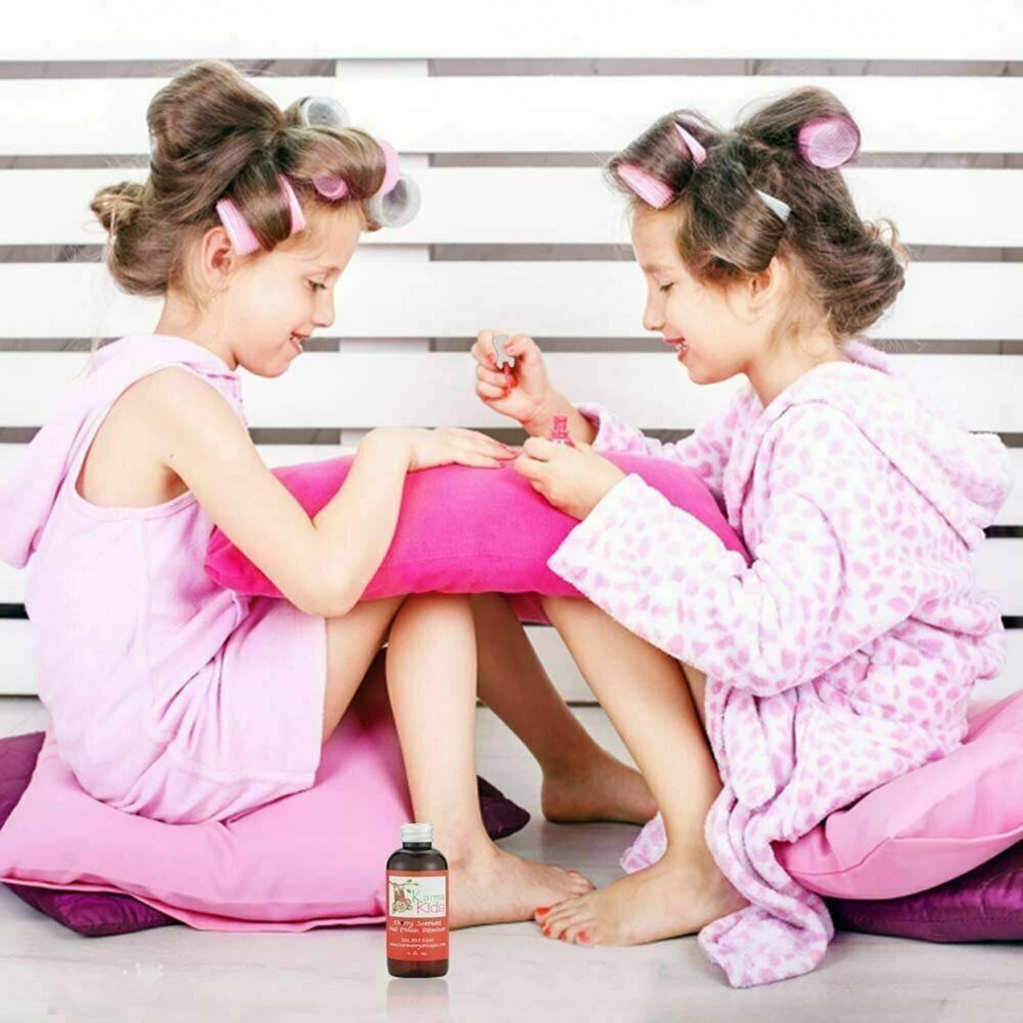 Karma Organic's Natural Kids Nail Polish Remover Cherry Scented Non Toxic Vegan, Cruelty Free Your Love choice Nails Strengthener – 4 fl.Oz. - image 5