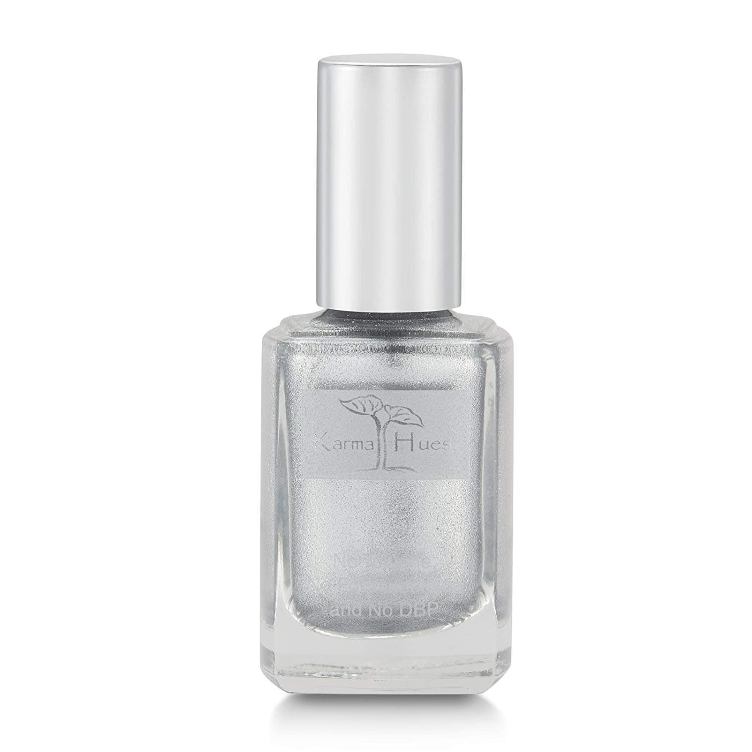 Karma Organic Snowflakes on 5th Nail Polish, Non-Toxic Vegan Nail Paint