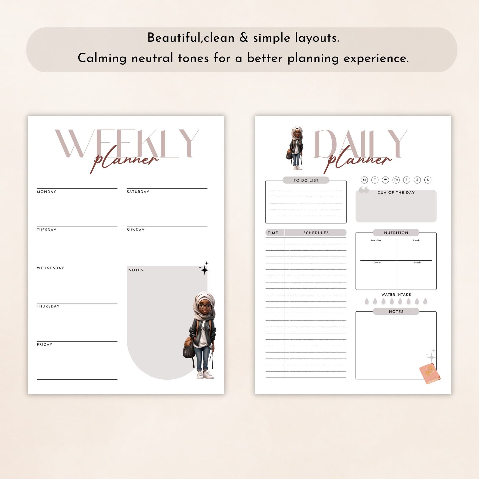 Weekly Muslim Planner: Quran & Salah Tracker (Digital Planner) - image 4