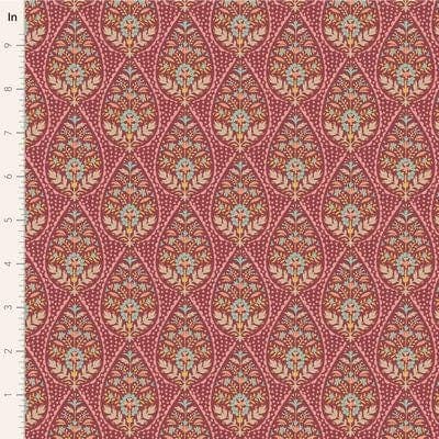 Sanctuary, Adina, in  Maroon, Tilda Fabrics, sold by the yard