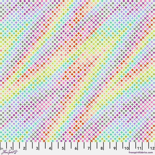 Roar! Northern Lights, in Mint, by Tula Pink for FreeSpirit, sold by the 1/2 yard or the yard  100% cotton