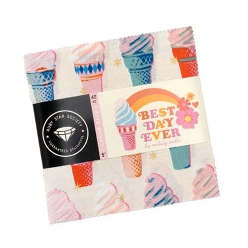 Best Day Ever Charm Pack RS0102PP, Ruby Star Society, Precuts, by Melody Miller