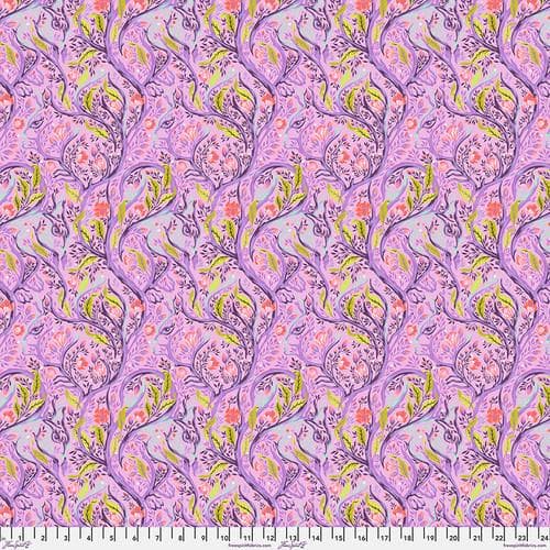 Full Moon Forest, Branch Manager,  in Blossom, by Tula Pink, FreeSpirit, Sold by the 1/2 yard and yard