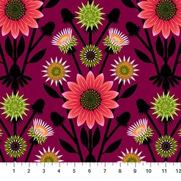 Iconic, in Eggplant, AMT122-99L, By Anna Maria Parry, Anna Maria Textiles, sold by the yard