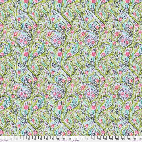 Full Moon Forest, Branch Manager,  in Starlight, by Tula Pink, Free Spirit, Sold by the 1/2 yard or the yard