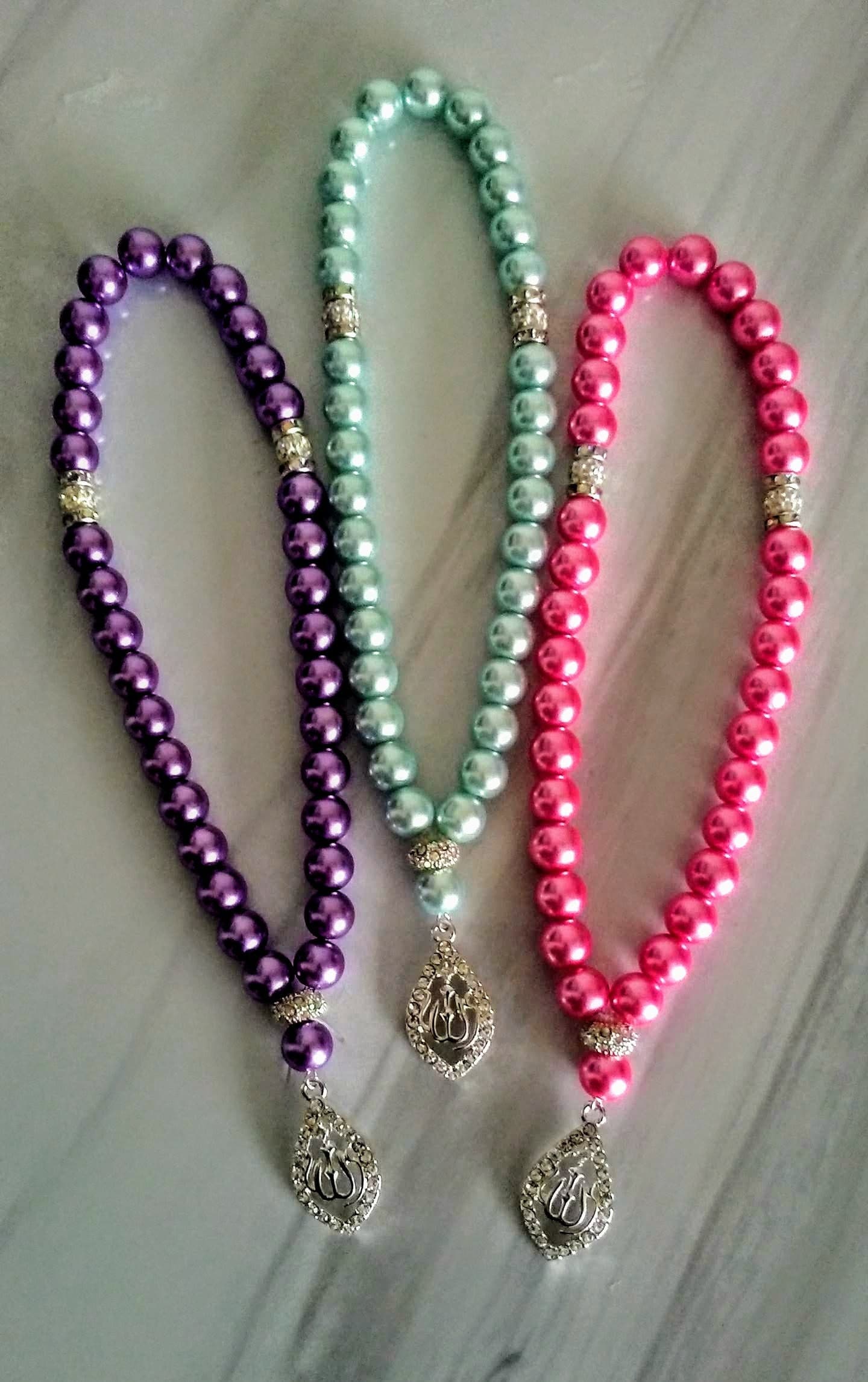 33 Pearl Tasbih Silver - image 5