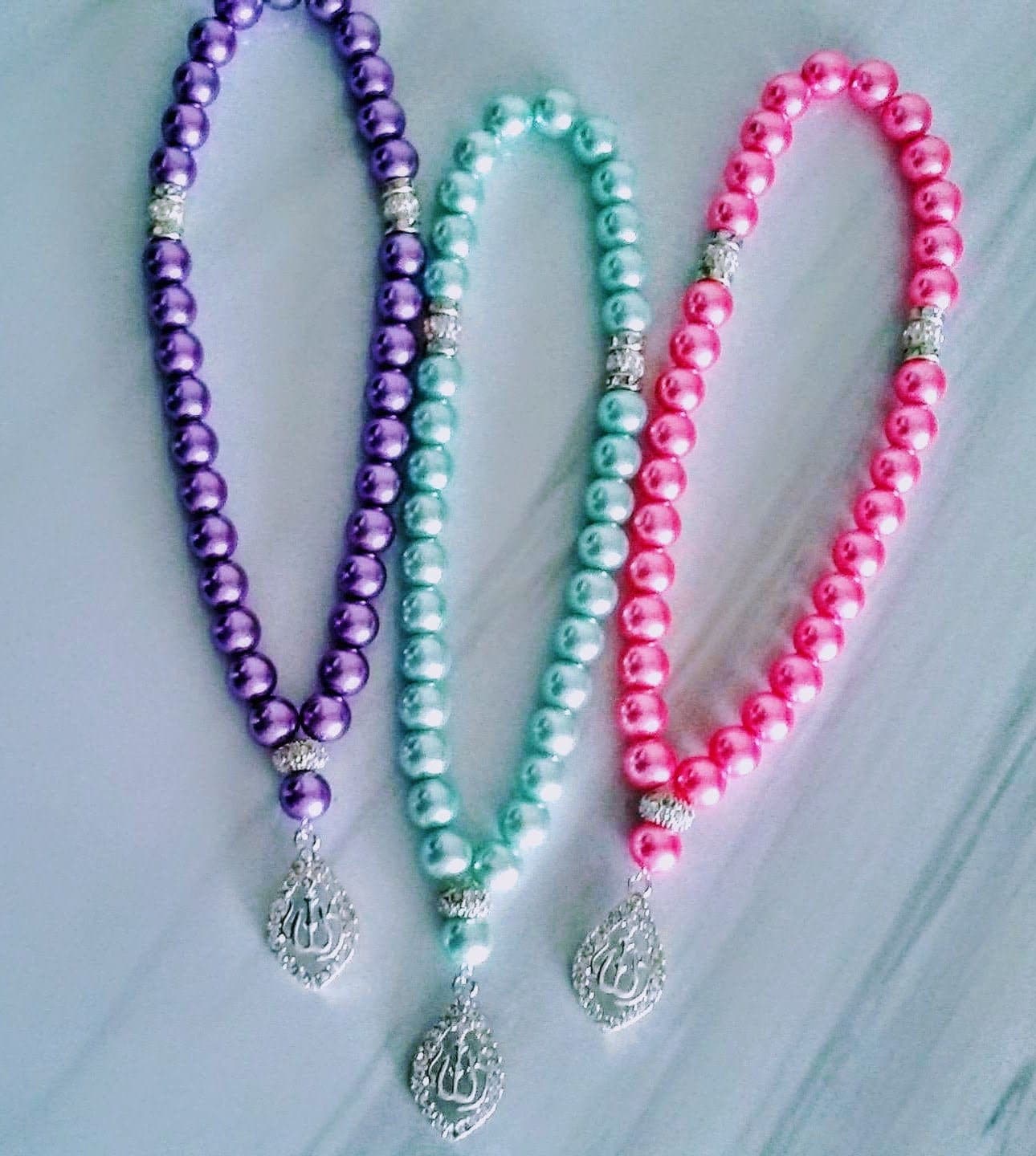 33 Pearl Tasbih Silver - image 3