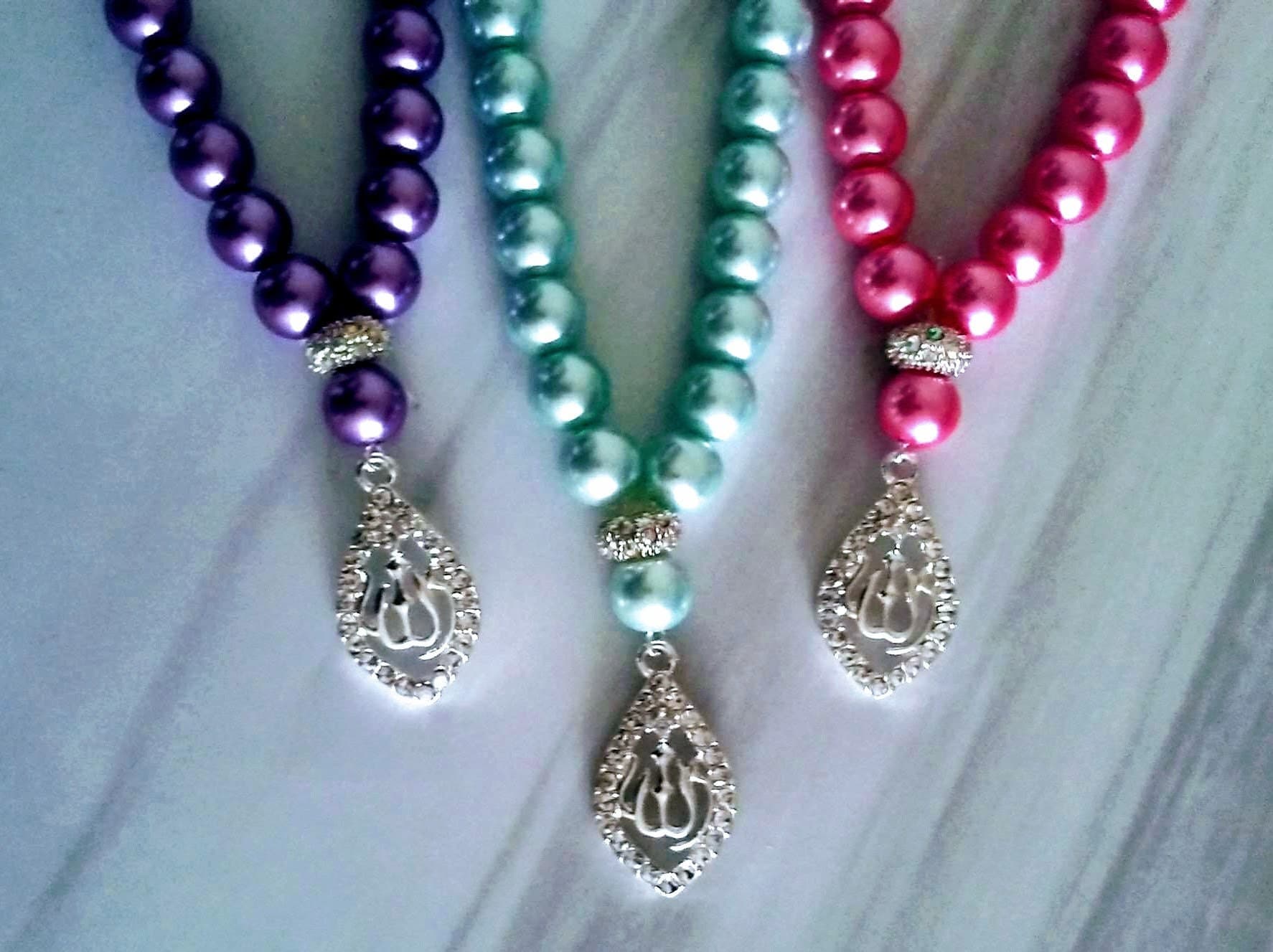 33 Pearl Tasbih Silver - image 4