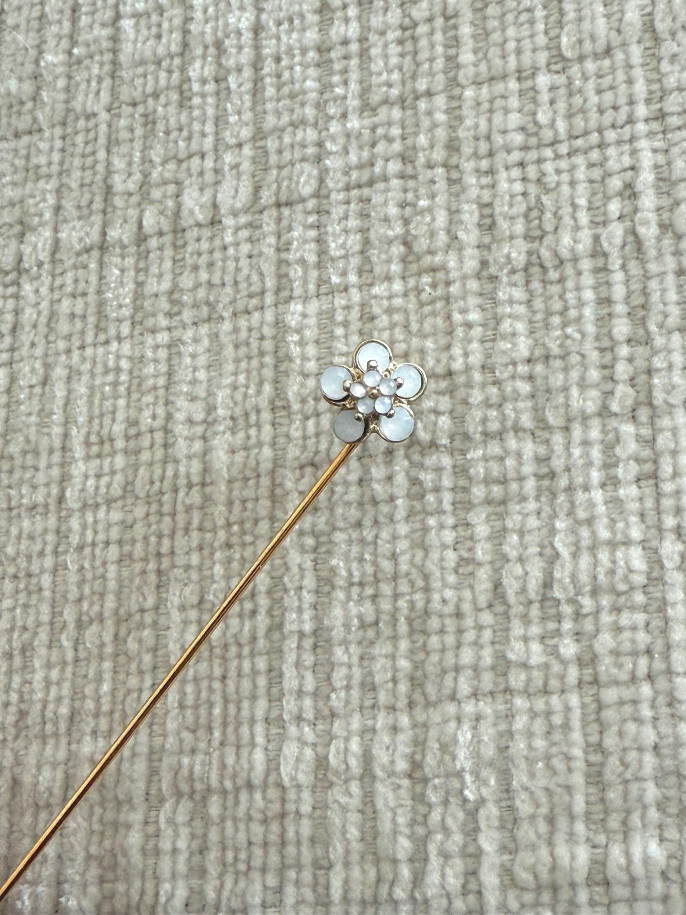 Blue opal hijab pins - image 5