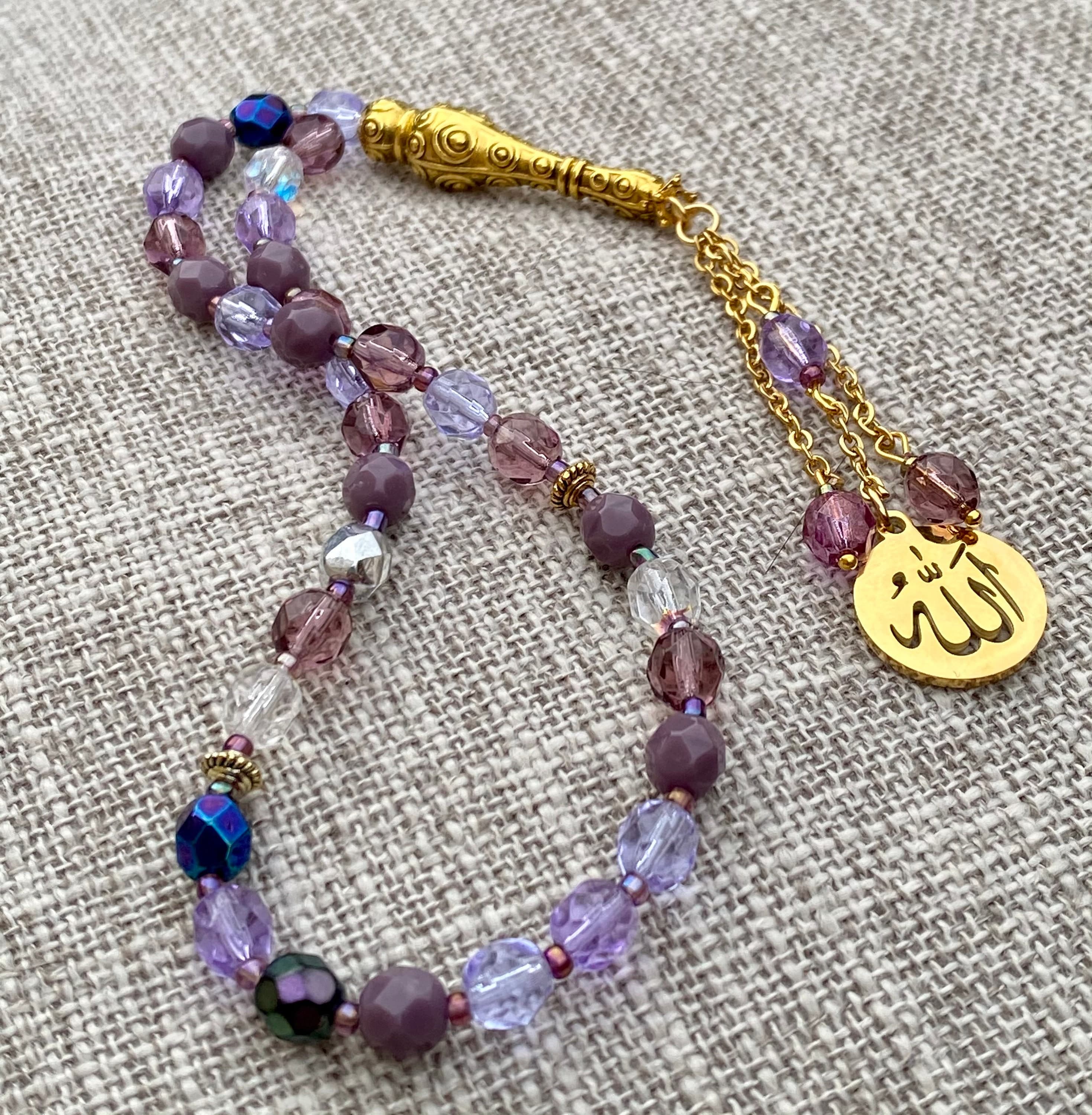 Czech crystal tasbih. - image 4