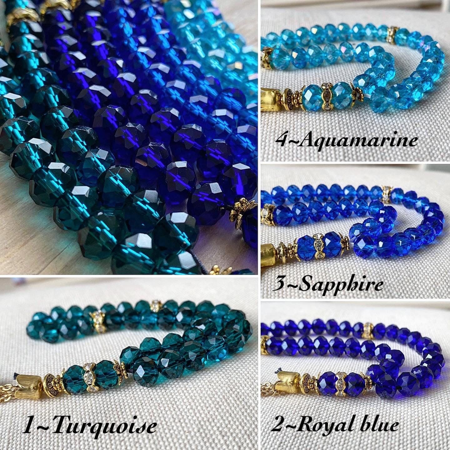 Personalised crystal tasbih - image 4