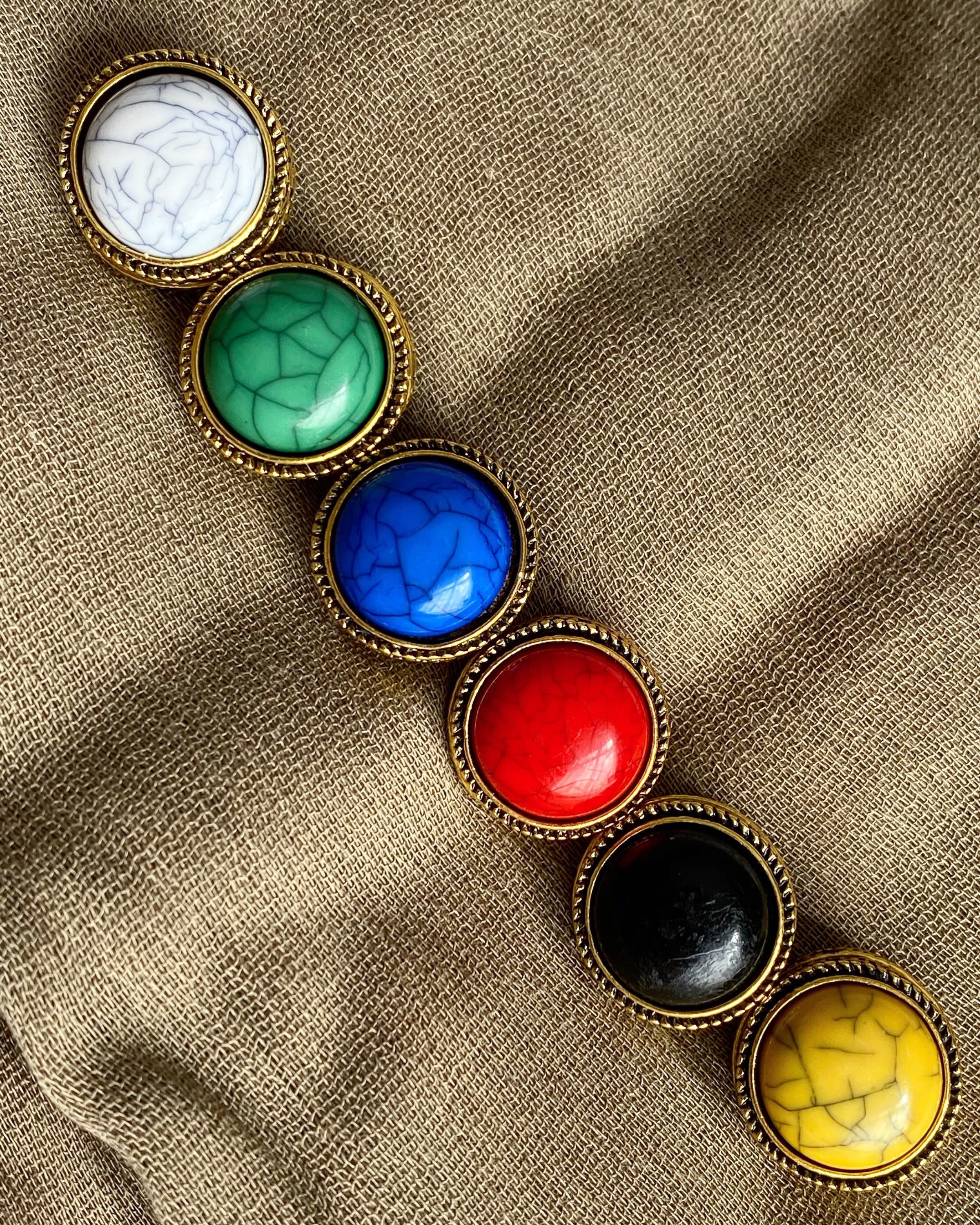 Marble design hijab magnets - image 4