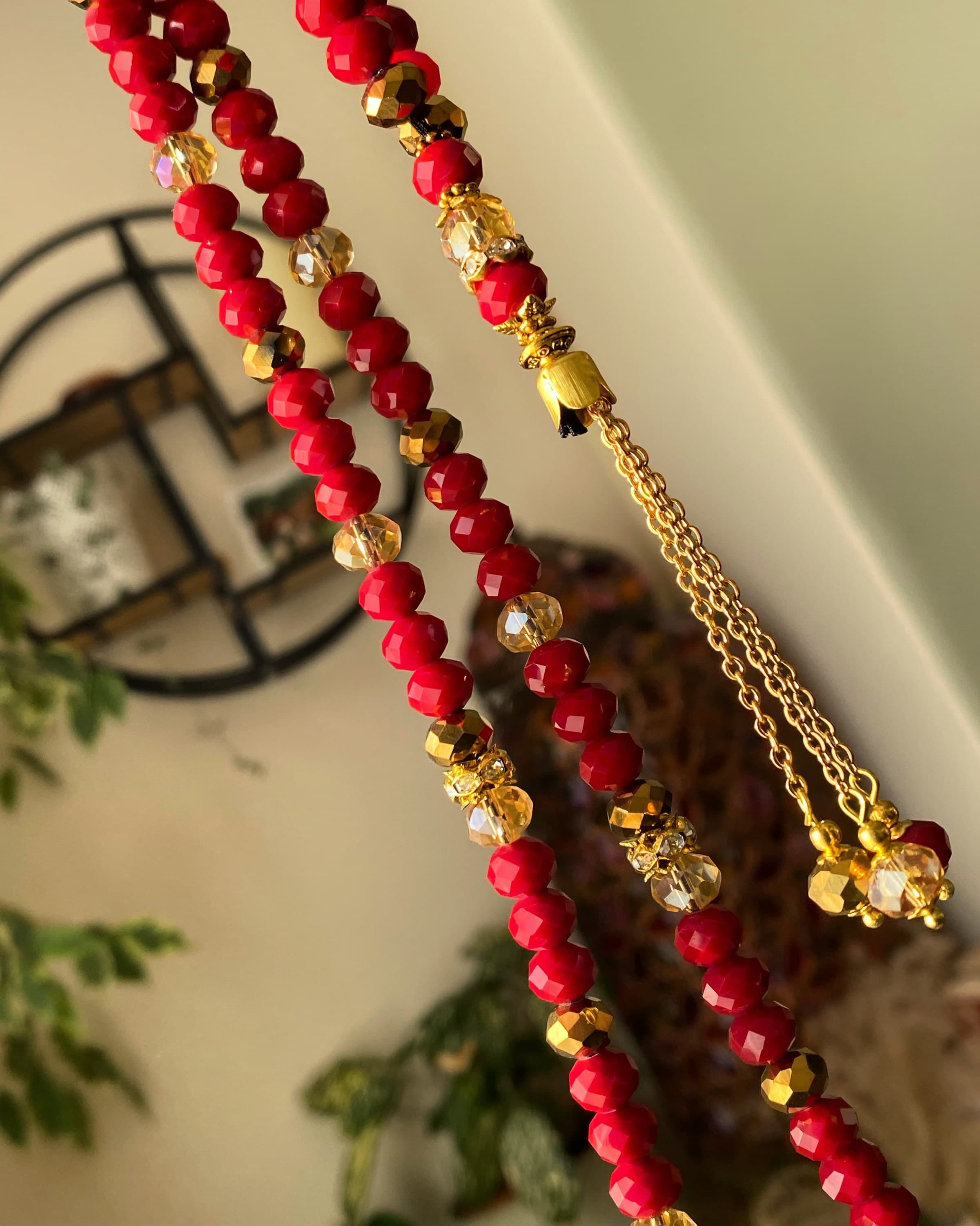 Glass crystal personalised tasbih - image 5