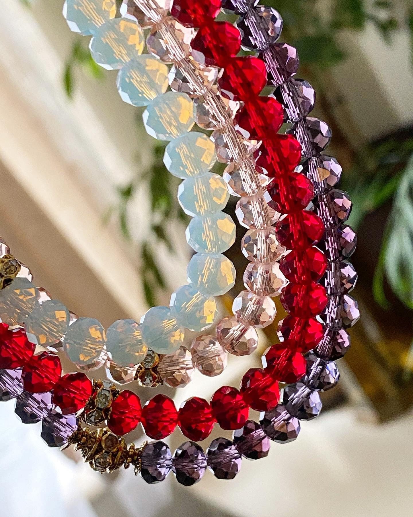 Personalised crystal tasbih