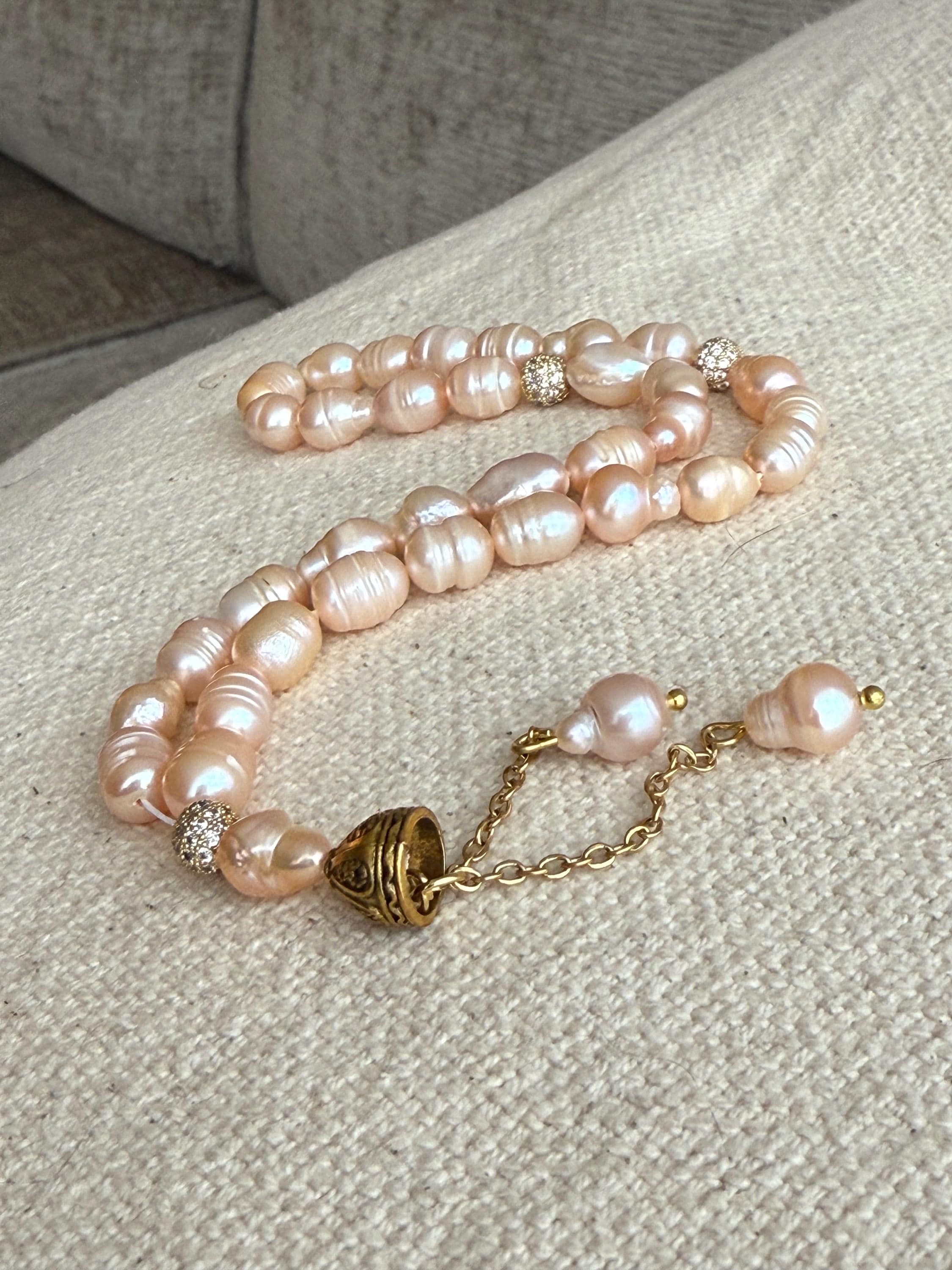Freshwater pearl tasbih