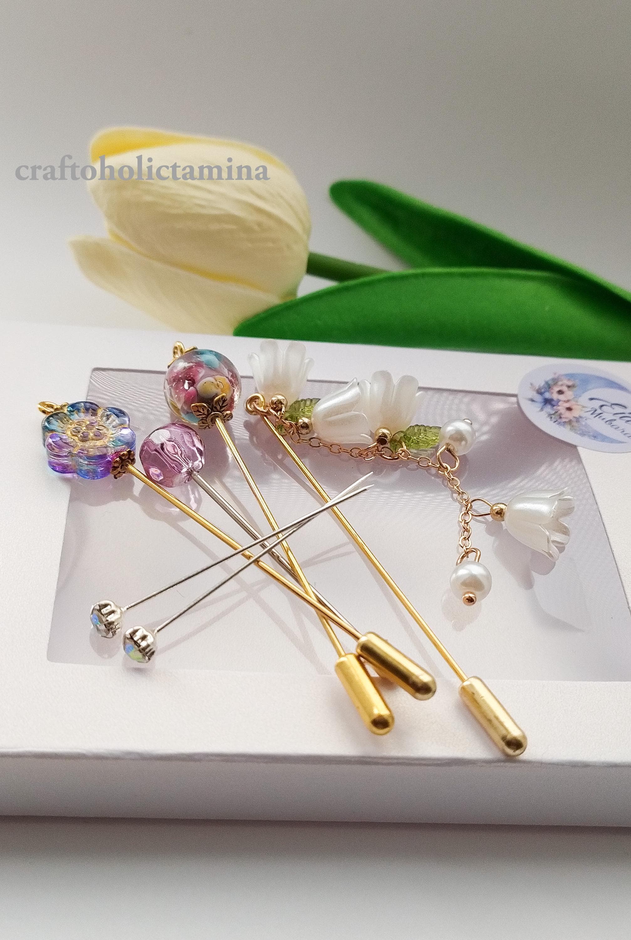 Muslimah Gift - Eid Gift - Ramadan - Hijab Pins - Jewellery Set In Gift Box