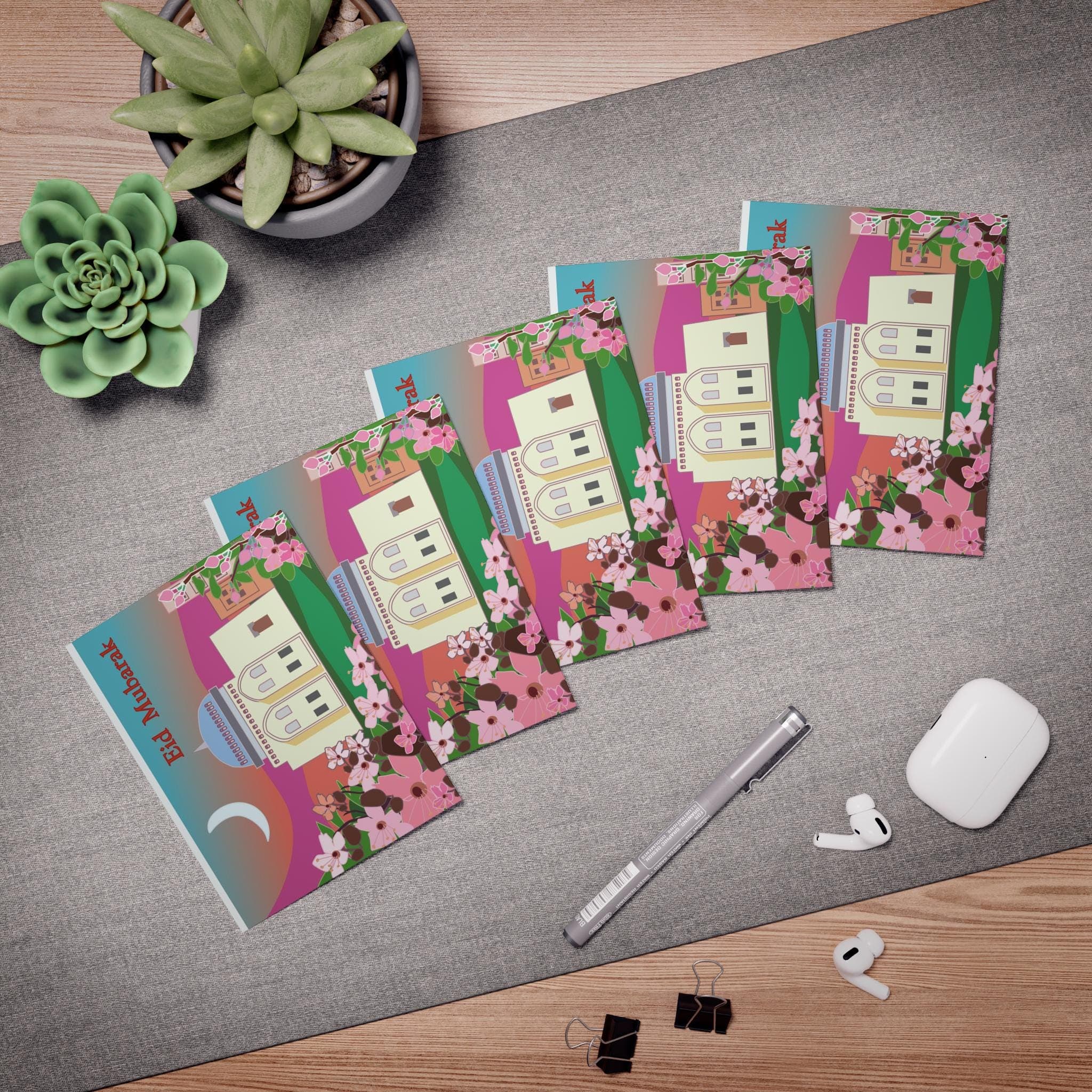 Tokyo Mosque Eid Mubarak Card pack | Greeting Cards (5-Pack) - image 4