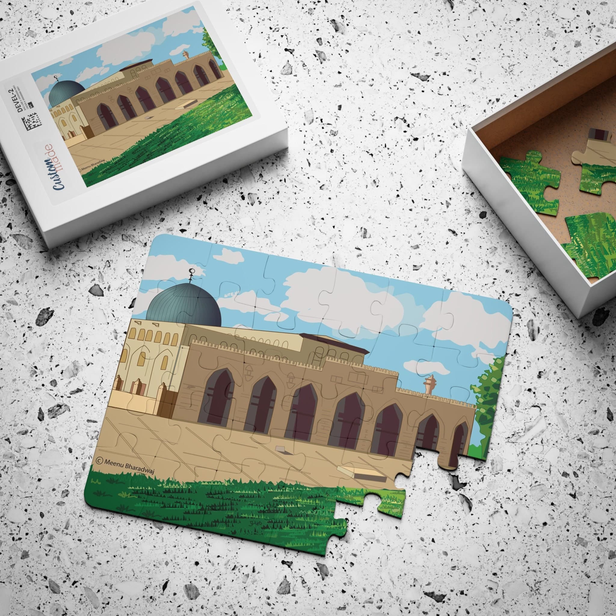 Children's puzzle aqsa jerusalem palestine quds ramdan gift ramadan mubarak kids activity toddler gift Eid Mubarak education Islamic gift - image 3