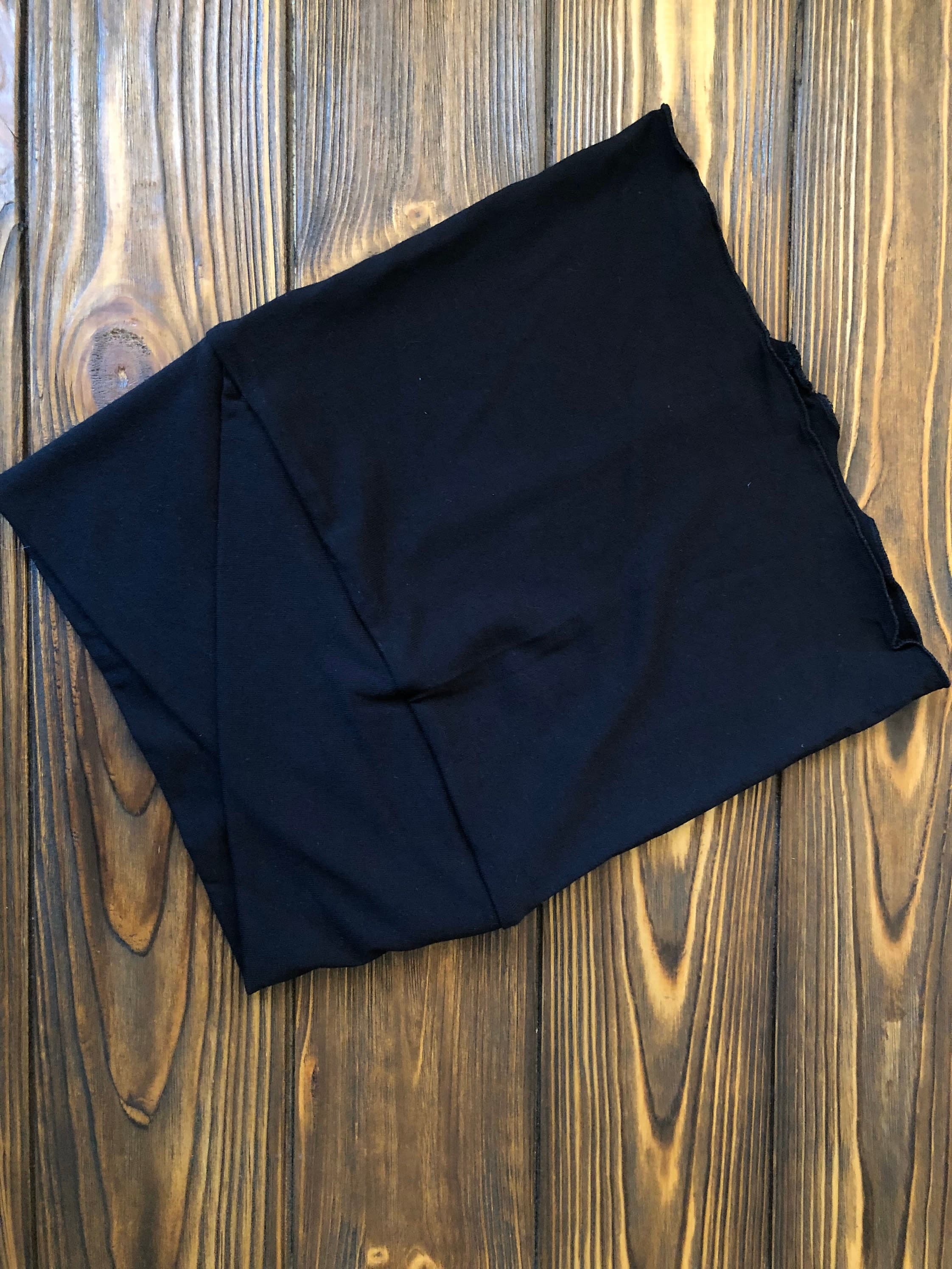 Anti-Slip Black Hijab Cap, Jersey Under Scarf - image 4
