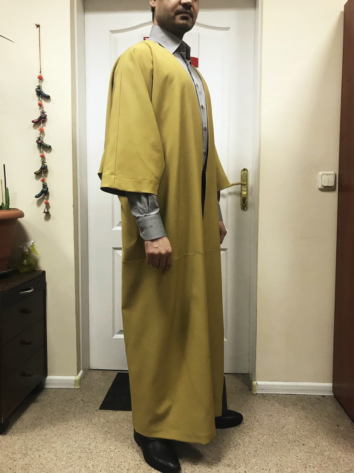 Men cloak coat , islamic men clothing, ritual cape