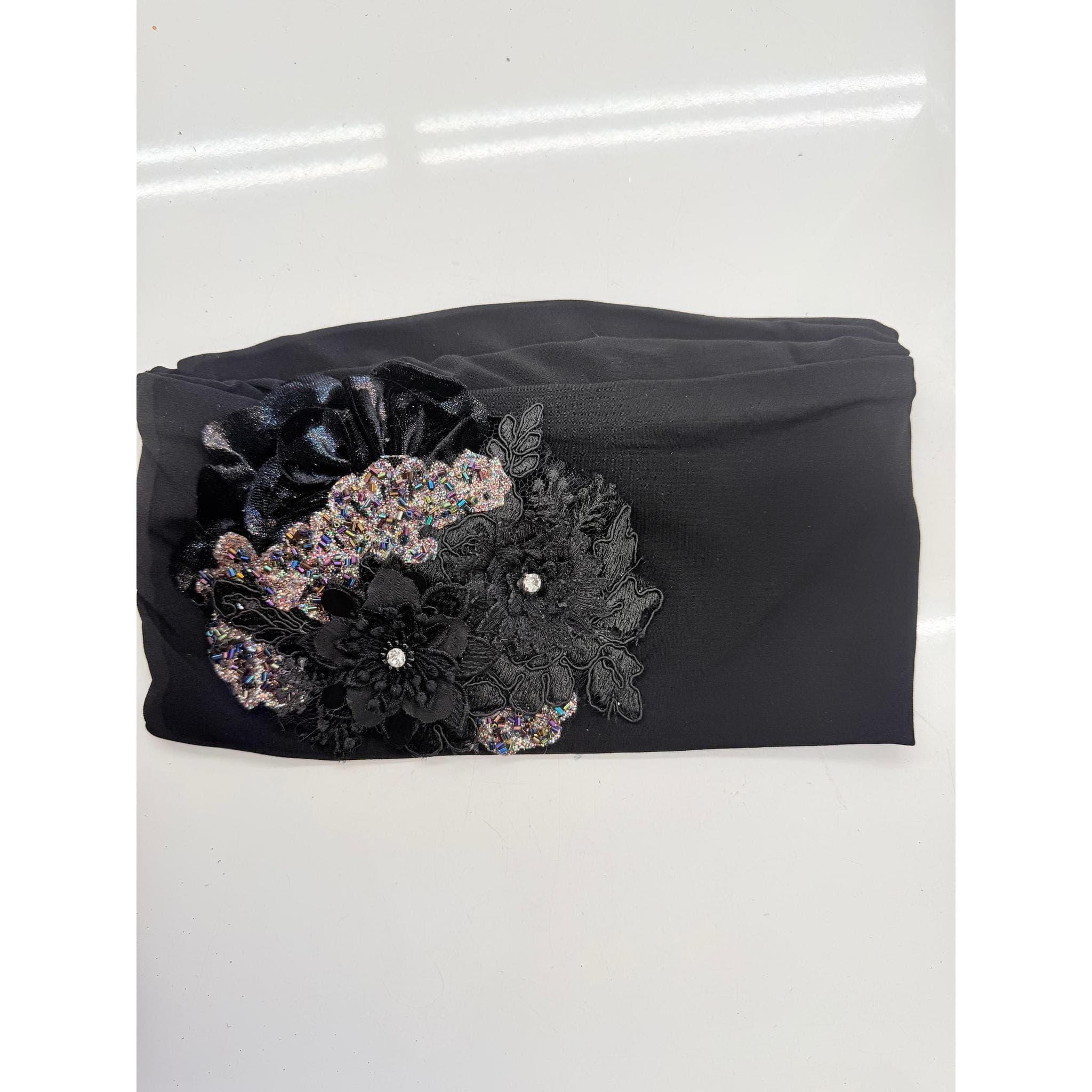 Elegant Slip-On Headcover - Black-Specialty Items-The Little Tichel Lady