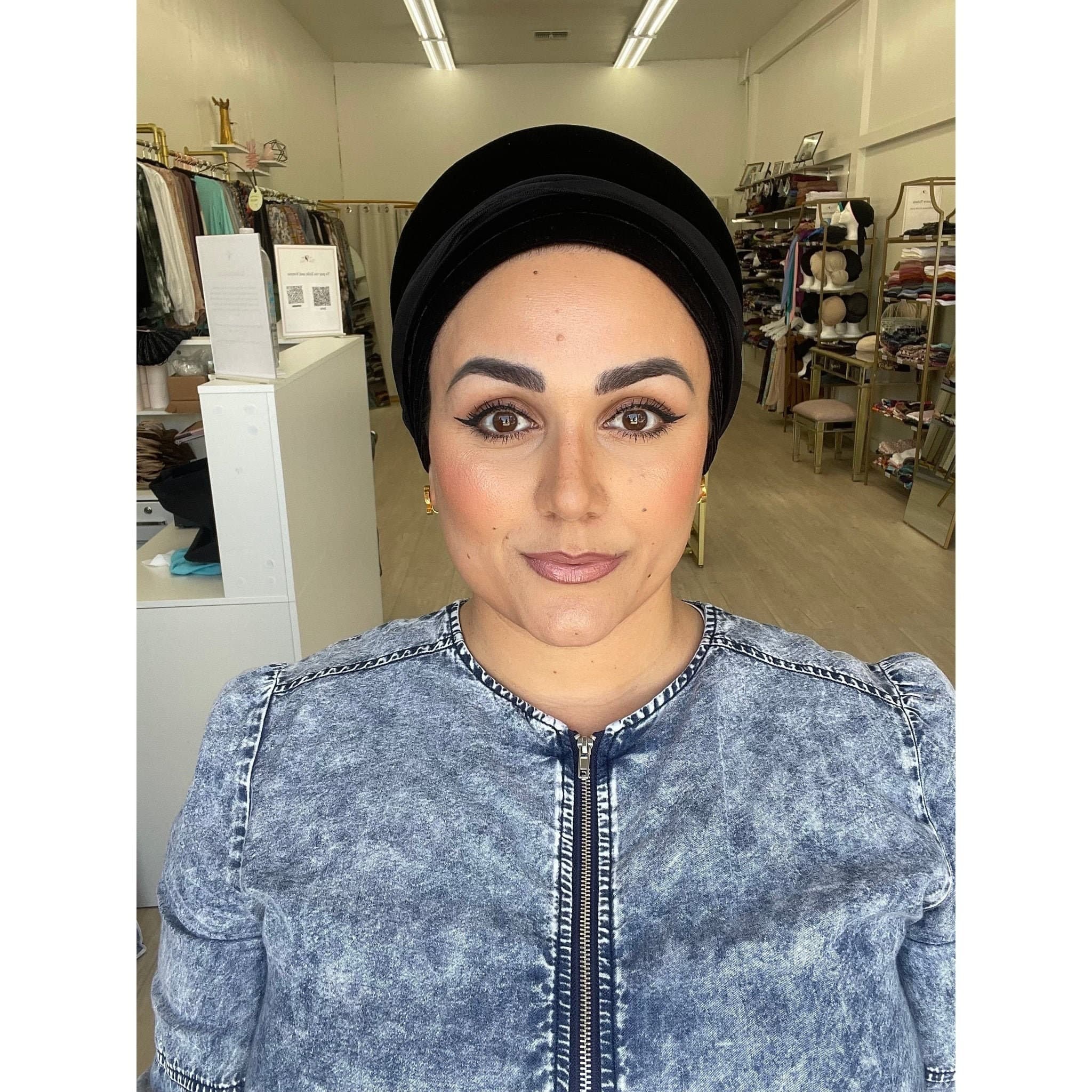 Israeli Bobi, Bobo Band, X-SMALL, Volume Tie On Headband, For Under Headwraps, Scarfs, Tichels, Hijabs, Head Coverings, Turbans