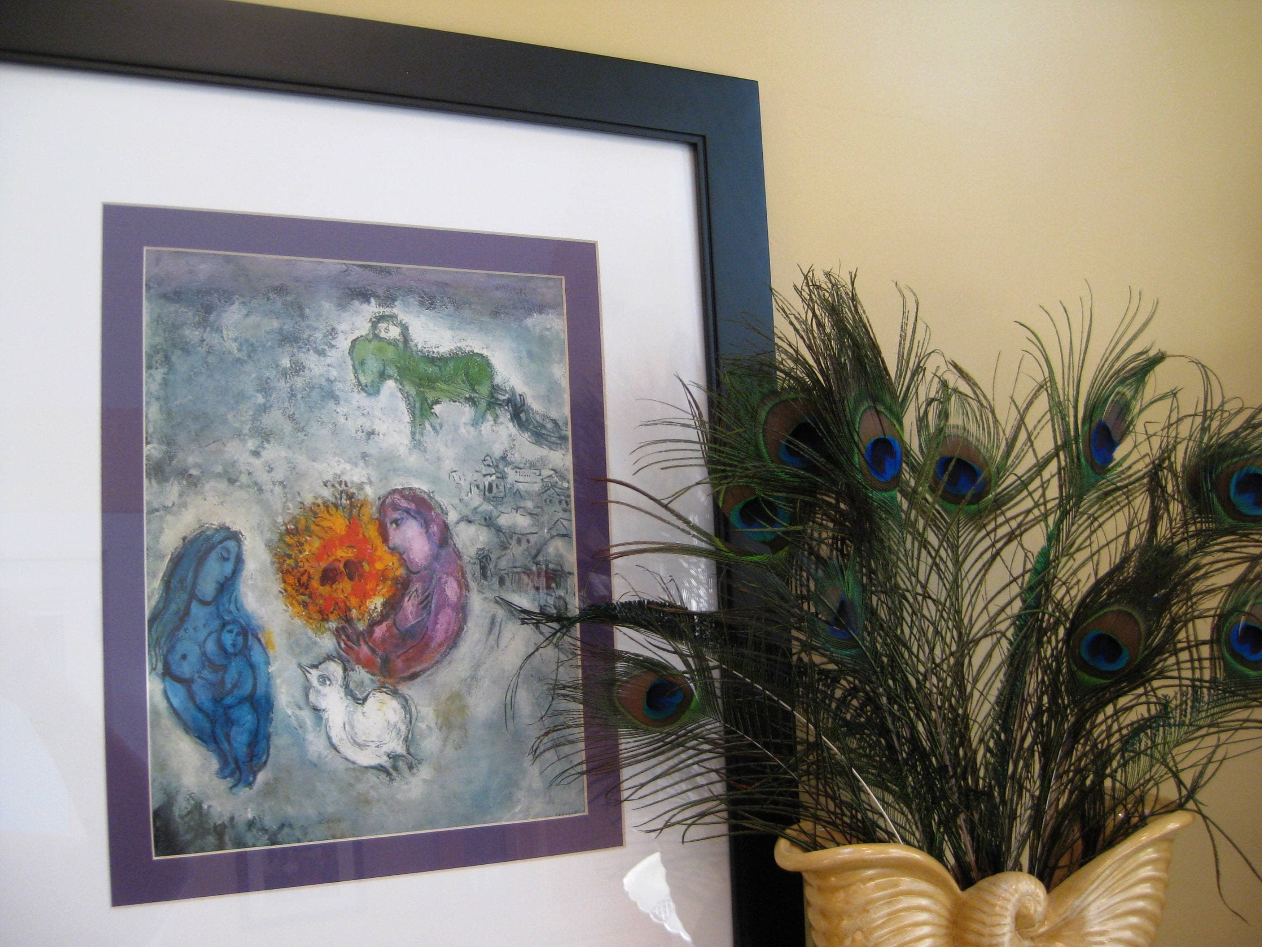 Marc Chagall 'The Green Horse' Vintage Art Print, Matted 16x20 - image 4
