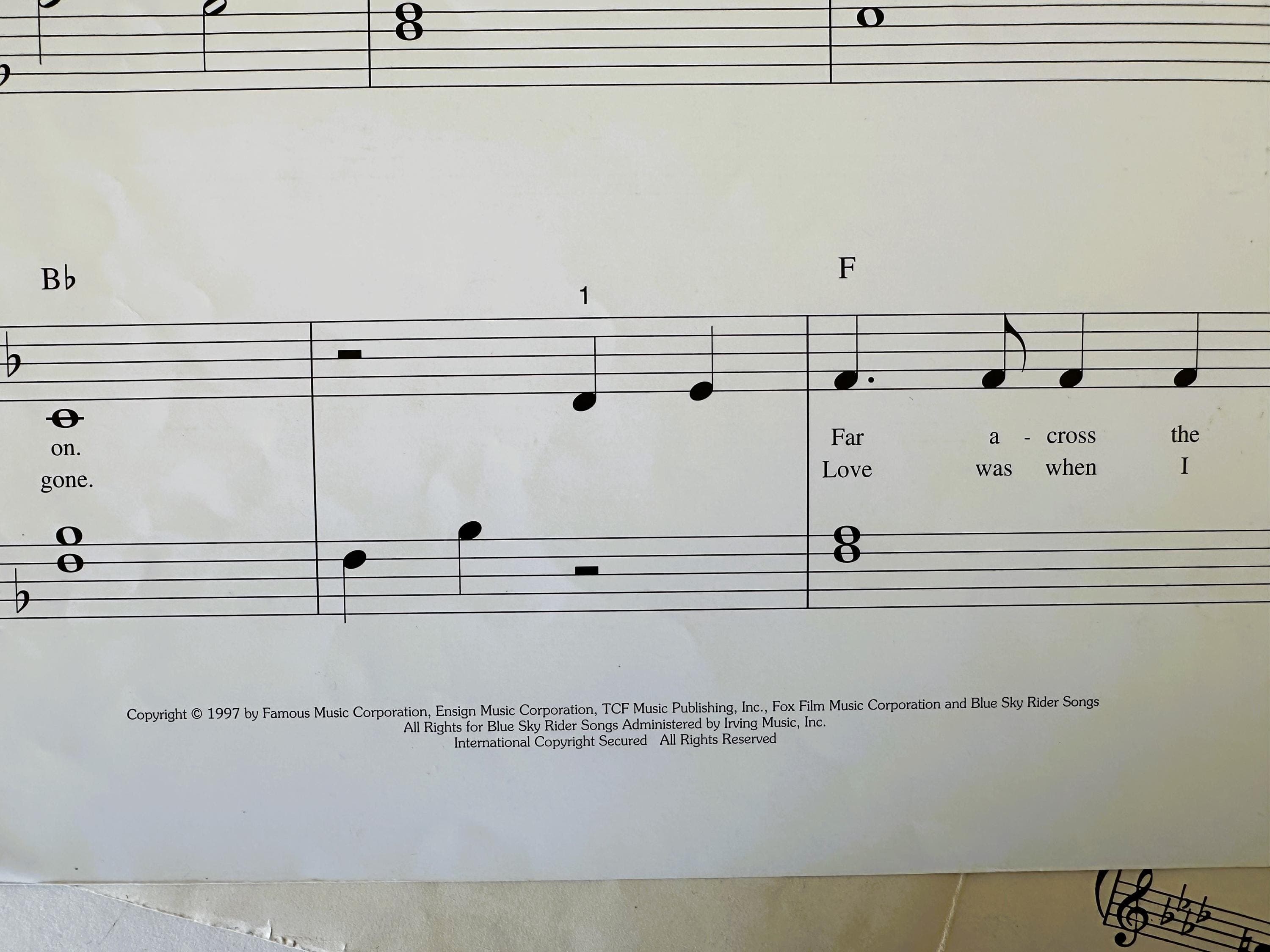 Vintage Sheet Music, “My Heart Will Go On,” 1997 Love Theme From “Titanic” - image 5
