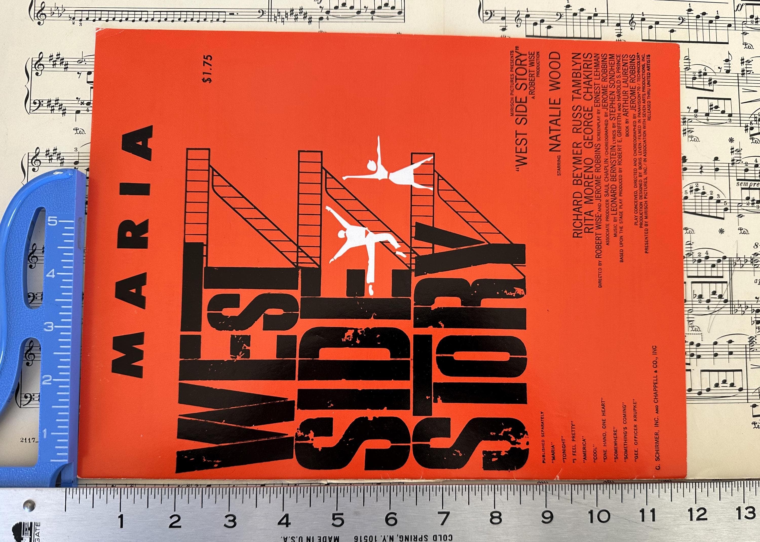 Vintage Sheet Music, “Maria,” from West Side Story, by Leonard Bernstein & Stephen Sondheim, 1957 - image 4