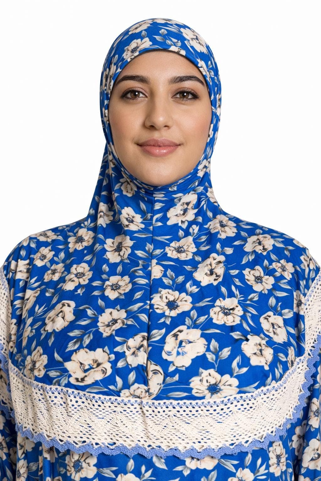 Floral One-Piece Prayer Dress with Attached Hijab | Modest Islamic Abaya - image 5