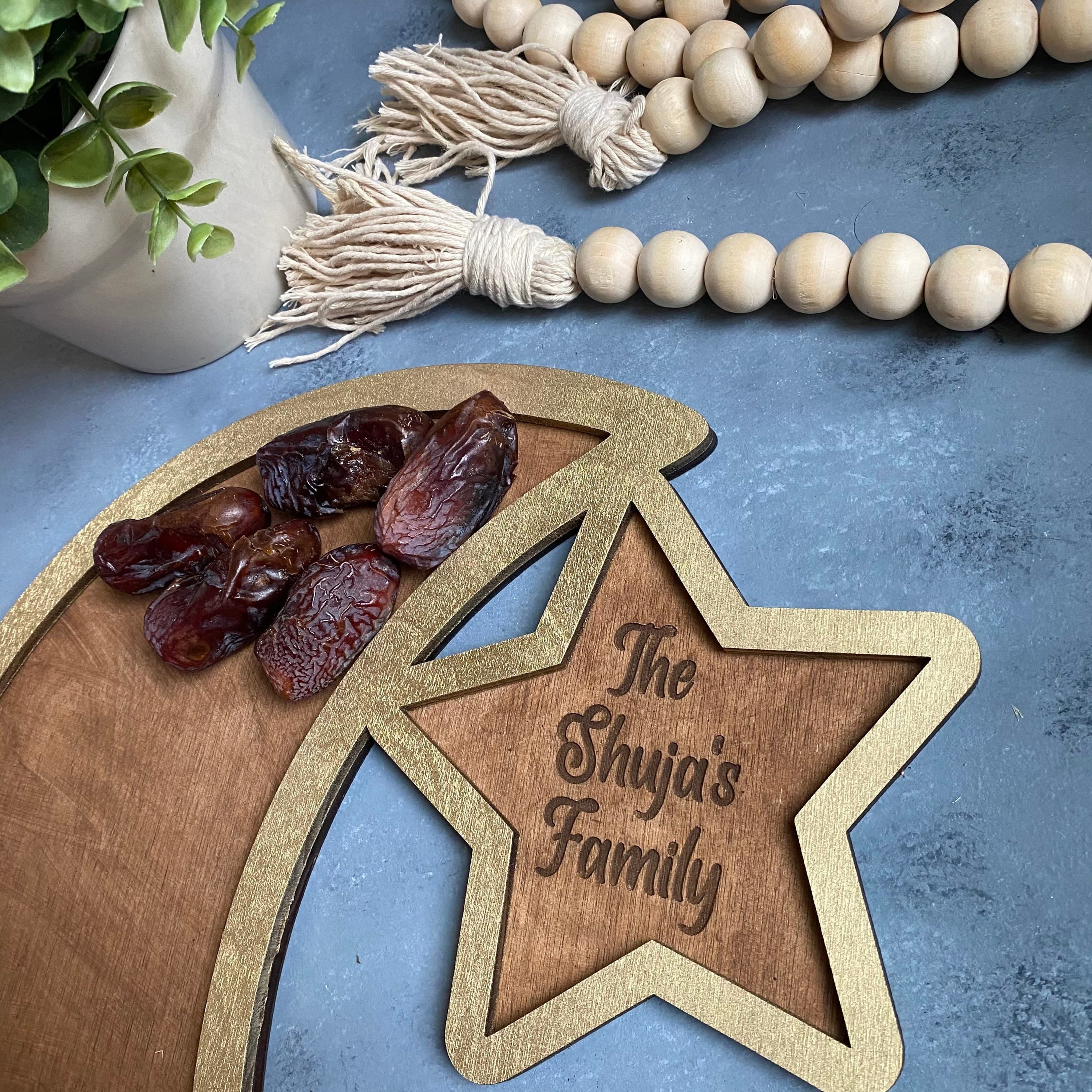 Moon and Star Ramadan Eid Tray, Ramadhan Decor, Eid Decor, Islamic gifts - image 4