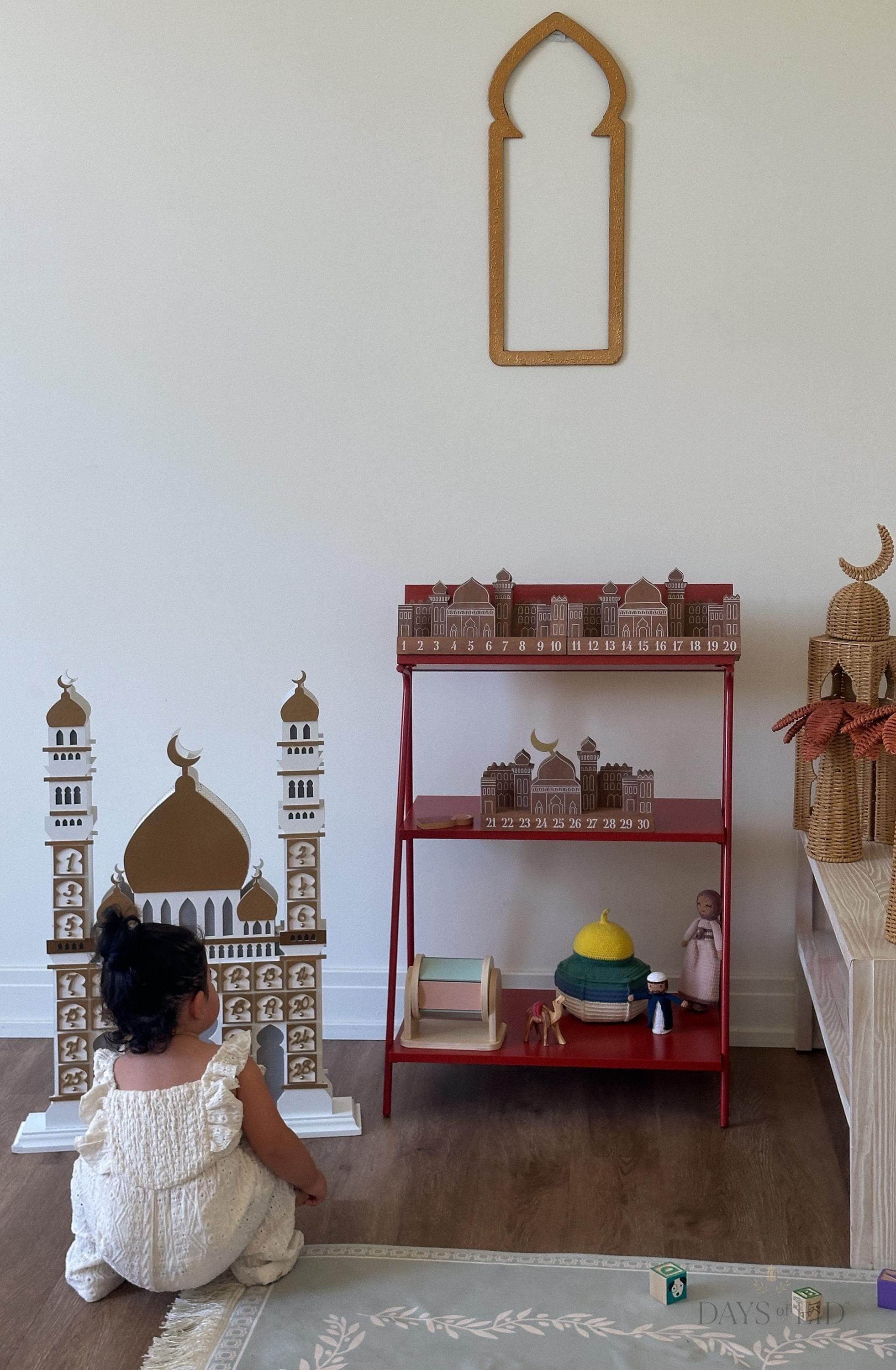 Wooden Ramadan City Countdown Calendar - image 4