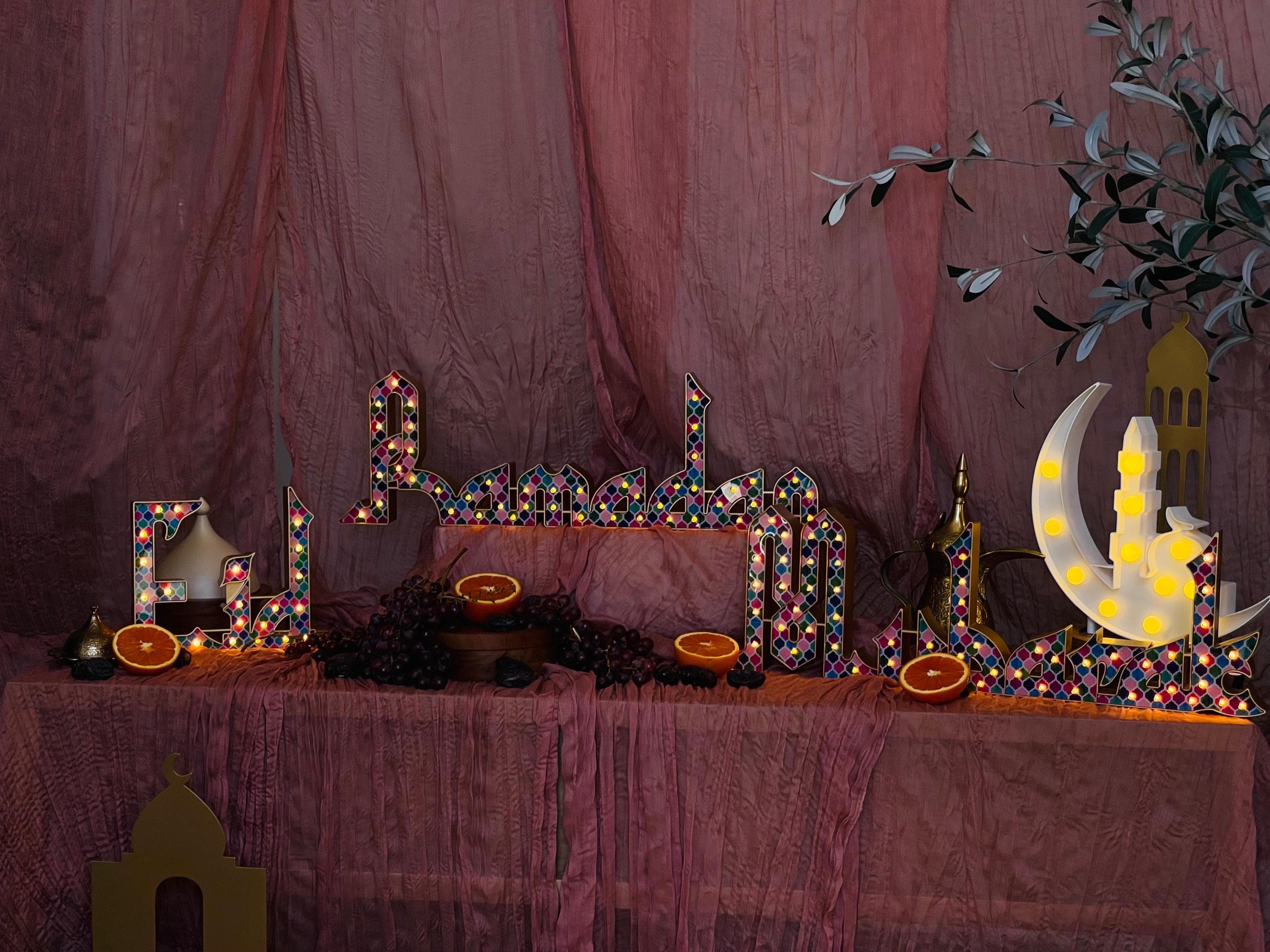 Days of Eid | Where to buy ramadan and eid decorations online | marquee lights