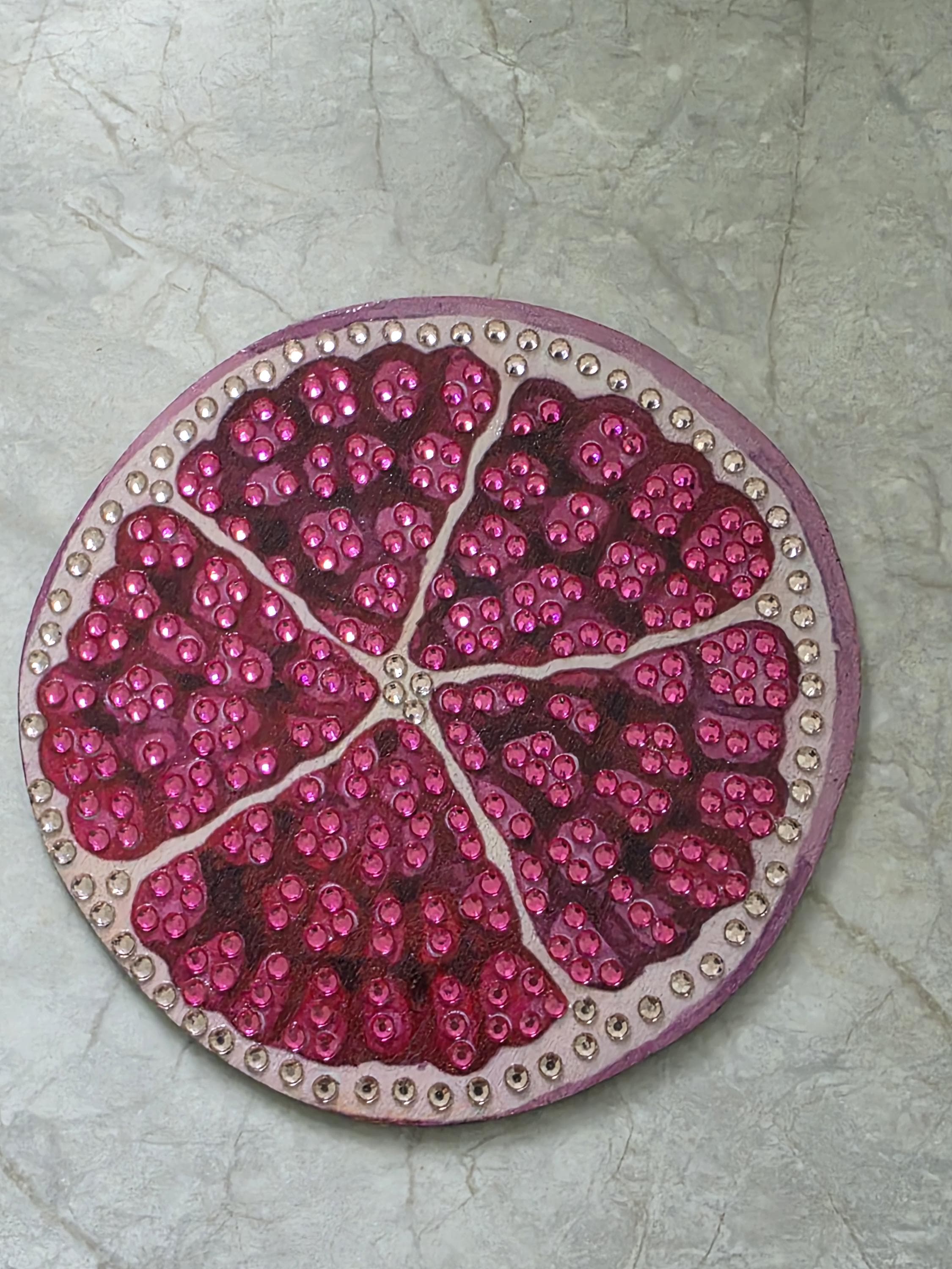 Coasters set - handmade diamond coaster 8pc - image 3