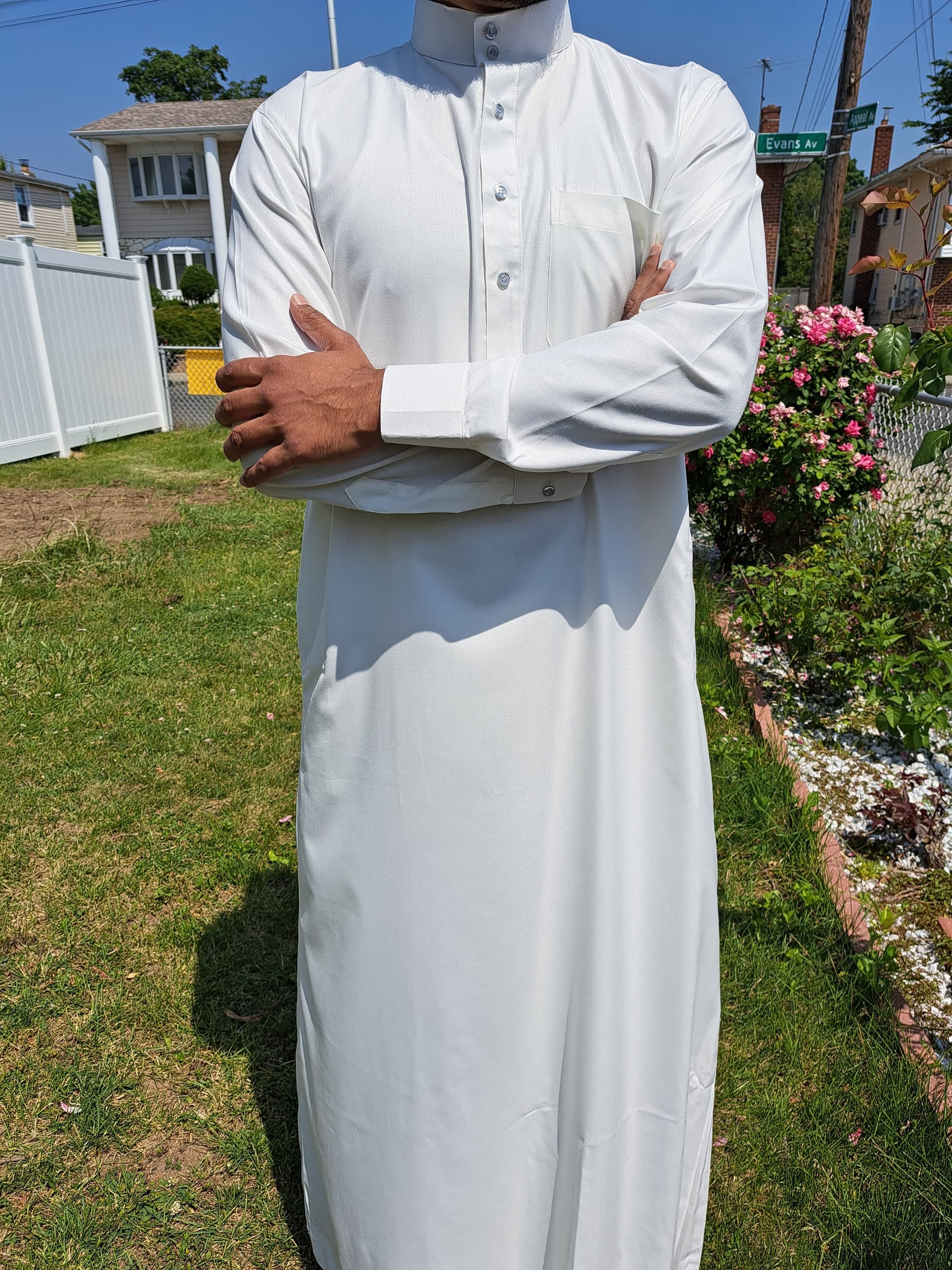 IElegant Designer cotton Thobes for Islamic Muslim men's wear - Arabic middle Eastern religious men prayer robes - men thobe - Arabic jhubba
