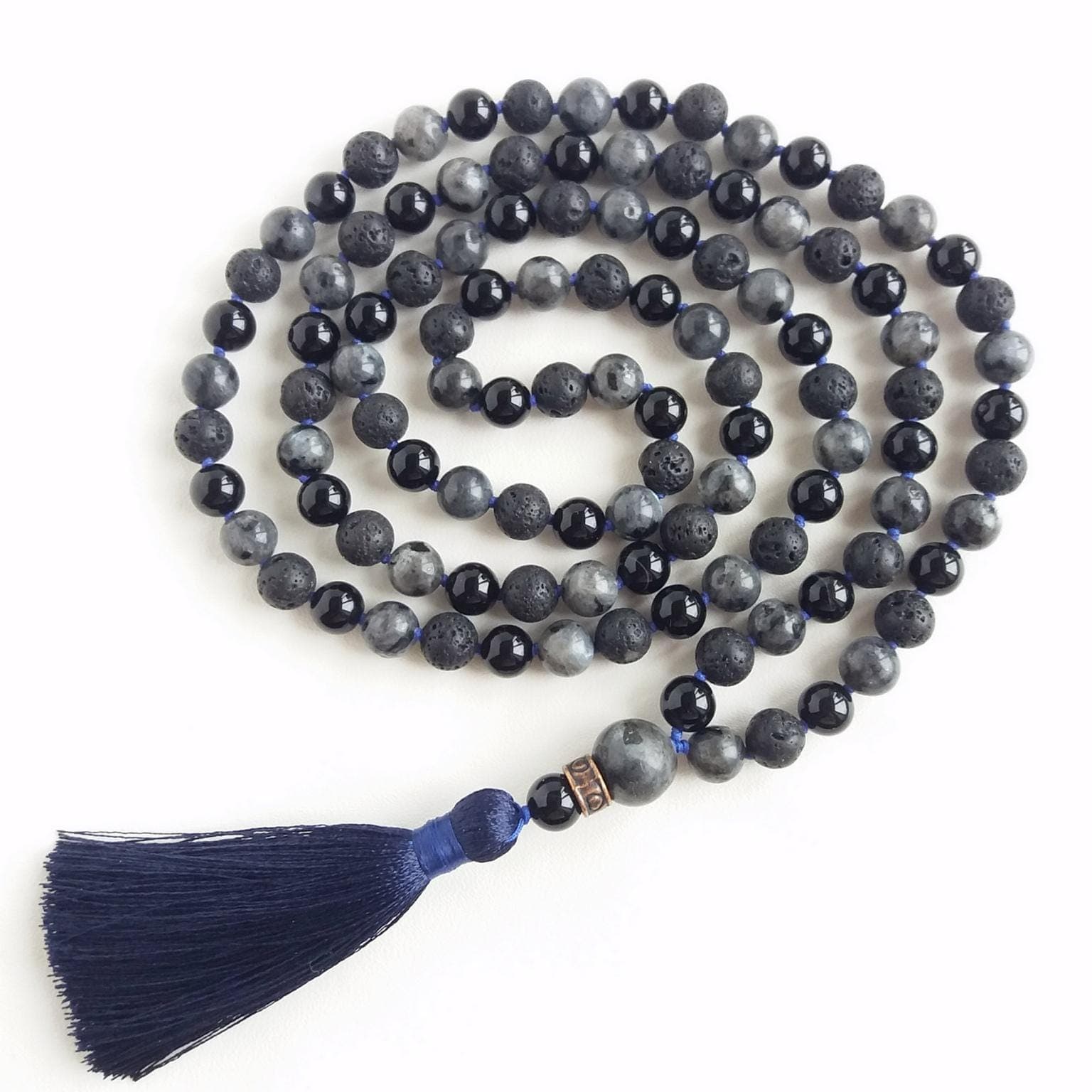 Mala beads 108 8mm Mala Labradorite Buddhist prayer beads Mala beads Lava stone