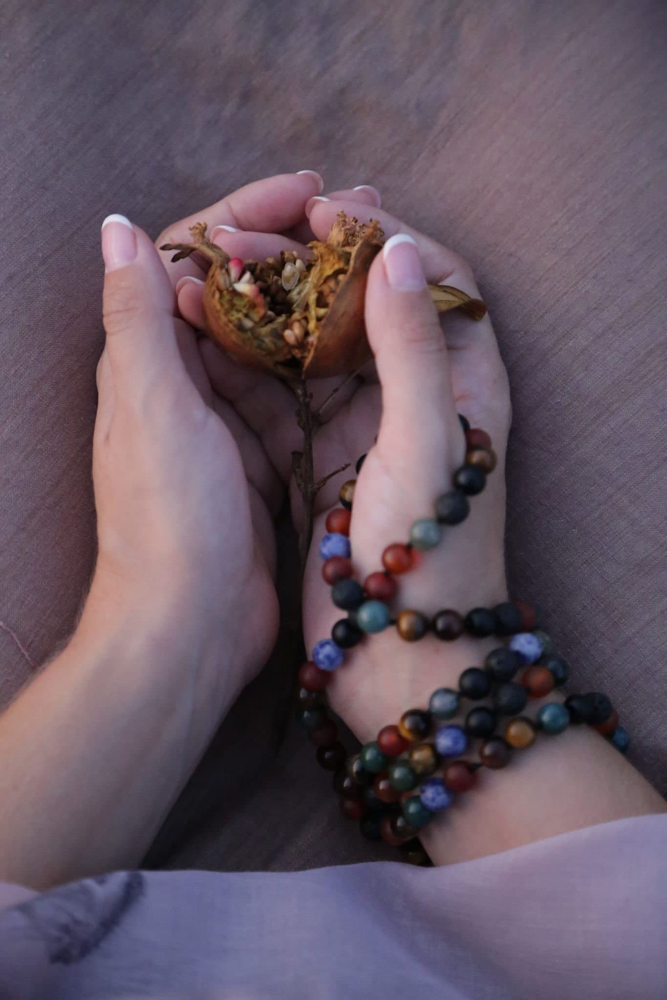 Mala beads 108 8mm Hand knotted malas Prayer beads buddhist - image 3
