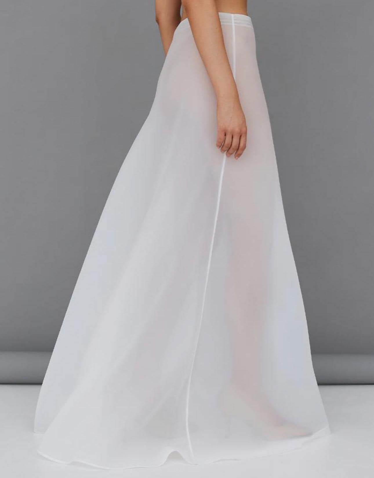 Matte Organza skirt top Layer | Can be lined | modest top | Tzinut clothing | Minimalist design | Custom made| Top Layer - image 5