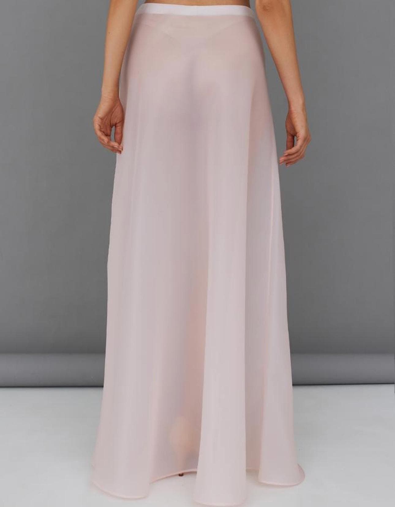 Matte Organza skirt top Layer | Can be lined | modest top | Tzinut clothing | Minimalist design | Custom made| Top Layer - image 2