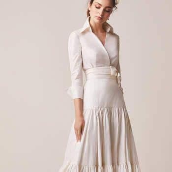 Taffeta Shirt dress | Tzinut Fashion | Modest Gown | Shabbat outfits | Custom made available | More colours available| Mother of Bride - image 4