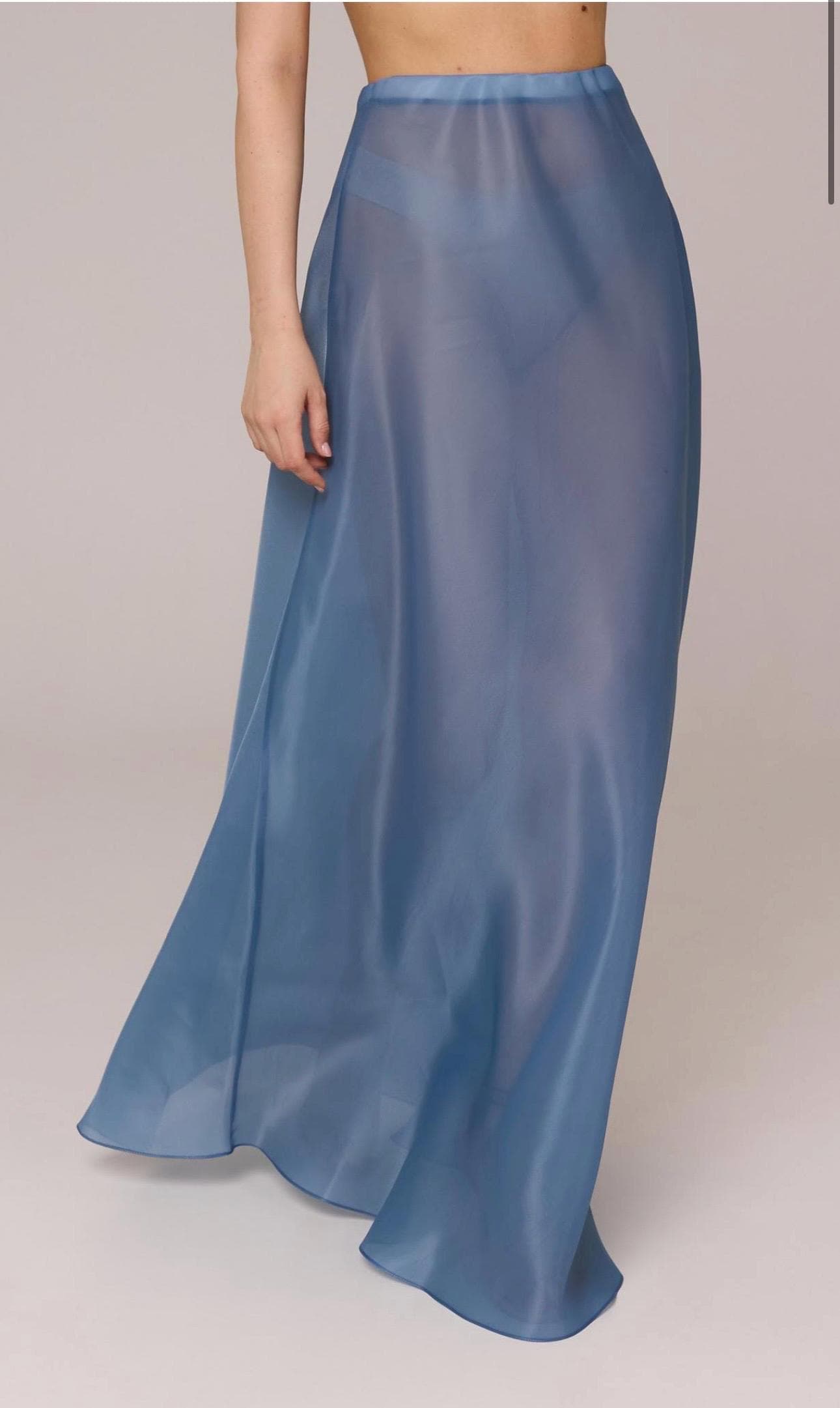 Organza skirt top Layer | Can be lined | modest top | Tzinut clothing | Minimalist design | Custom made| Top Layer - image 3