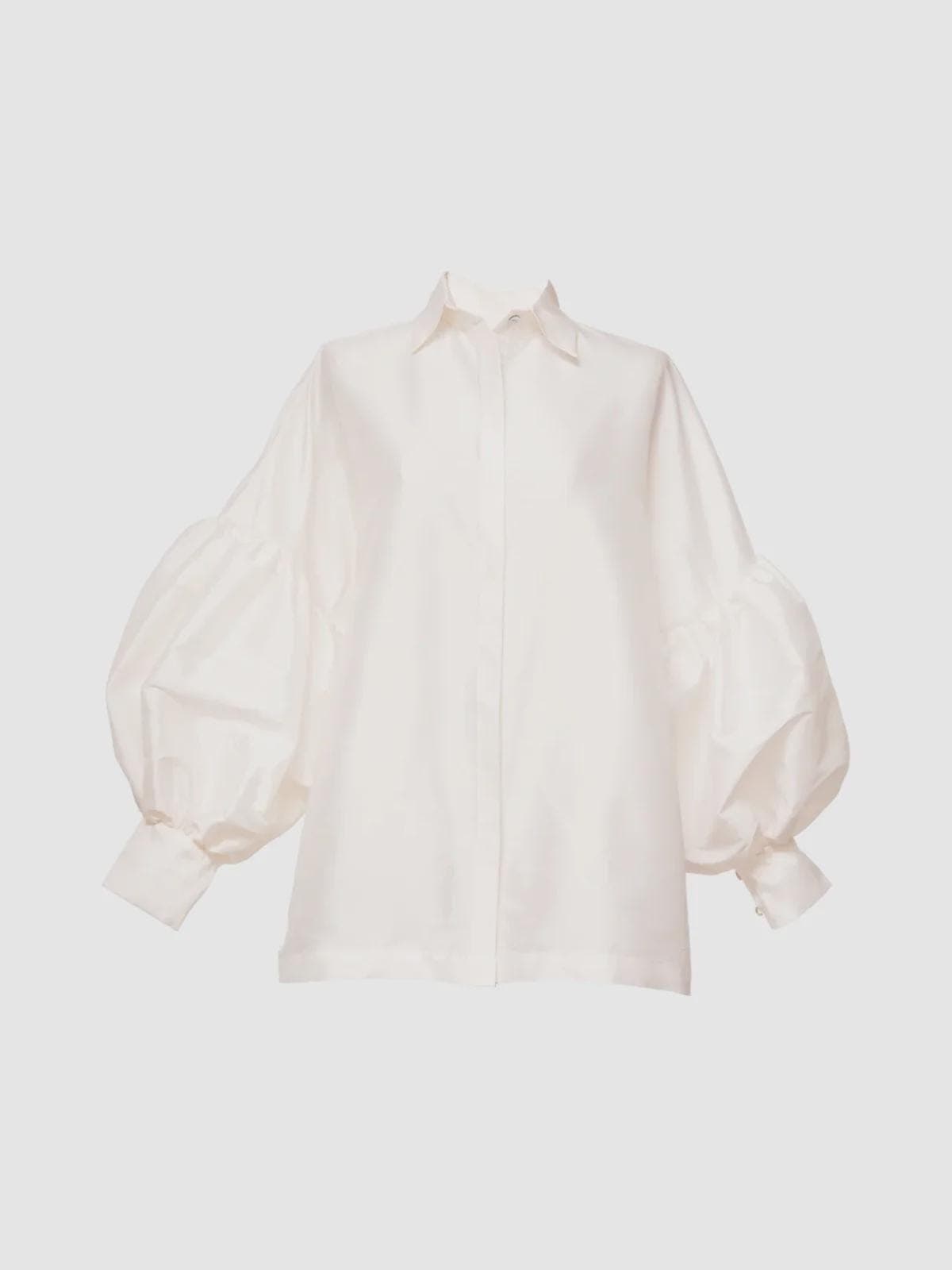 Taffeta puffy sleeve blouse | More colours available | modest top | Tzinut clothing | Minimalist design | Custom made - image 5