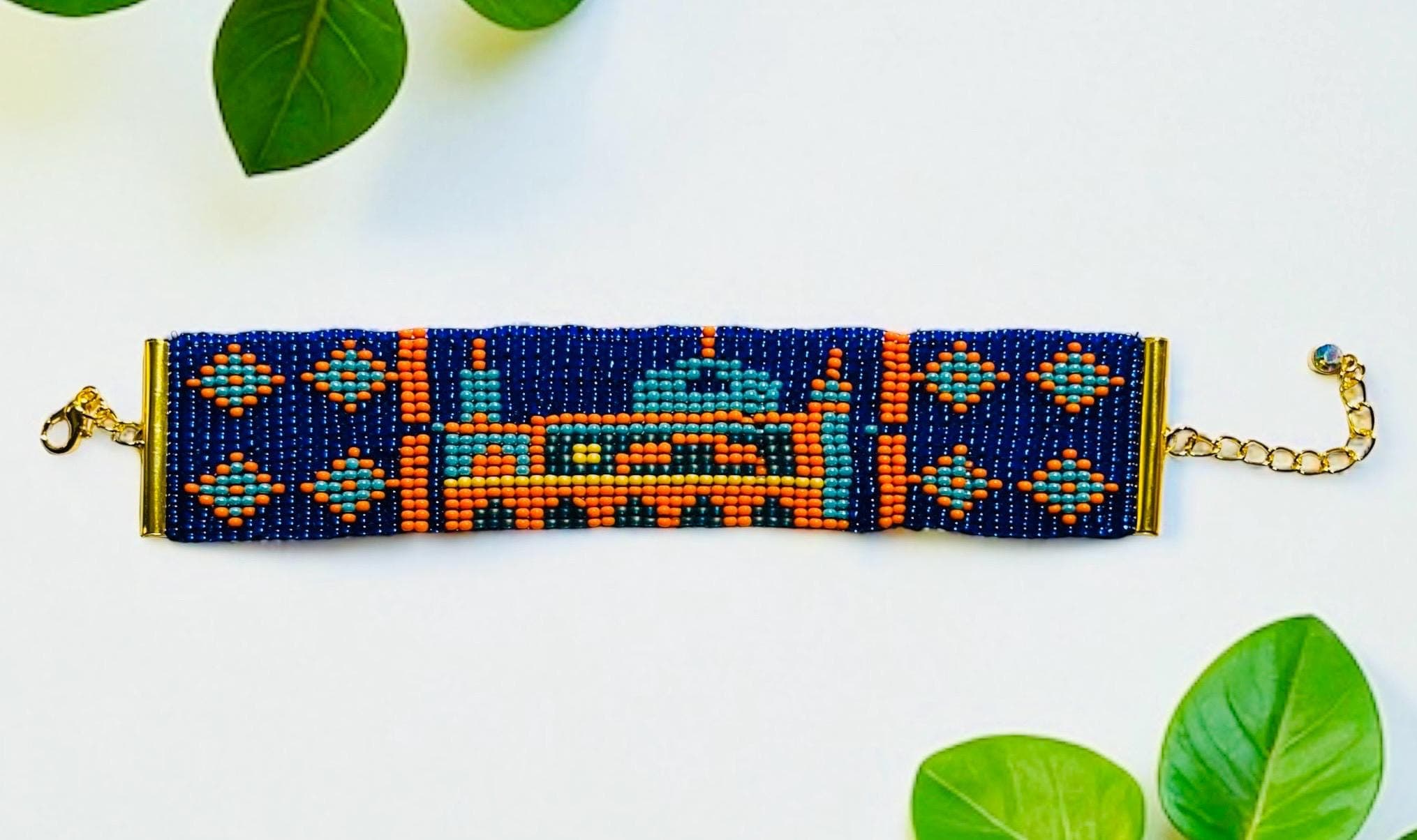 Women's Seed Bead Bracelet-Handwoven Beaded Bracelet-Women's Loom Bracelet-Islamic Seed Bead Bracelets-Gift For Her